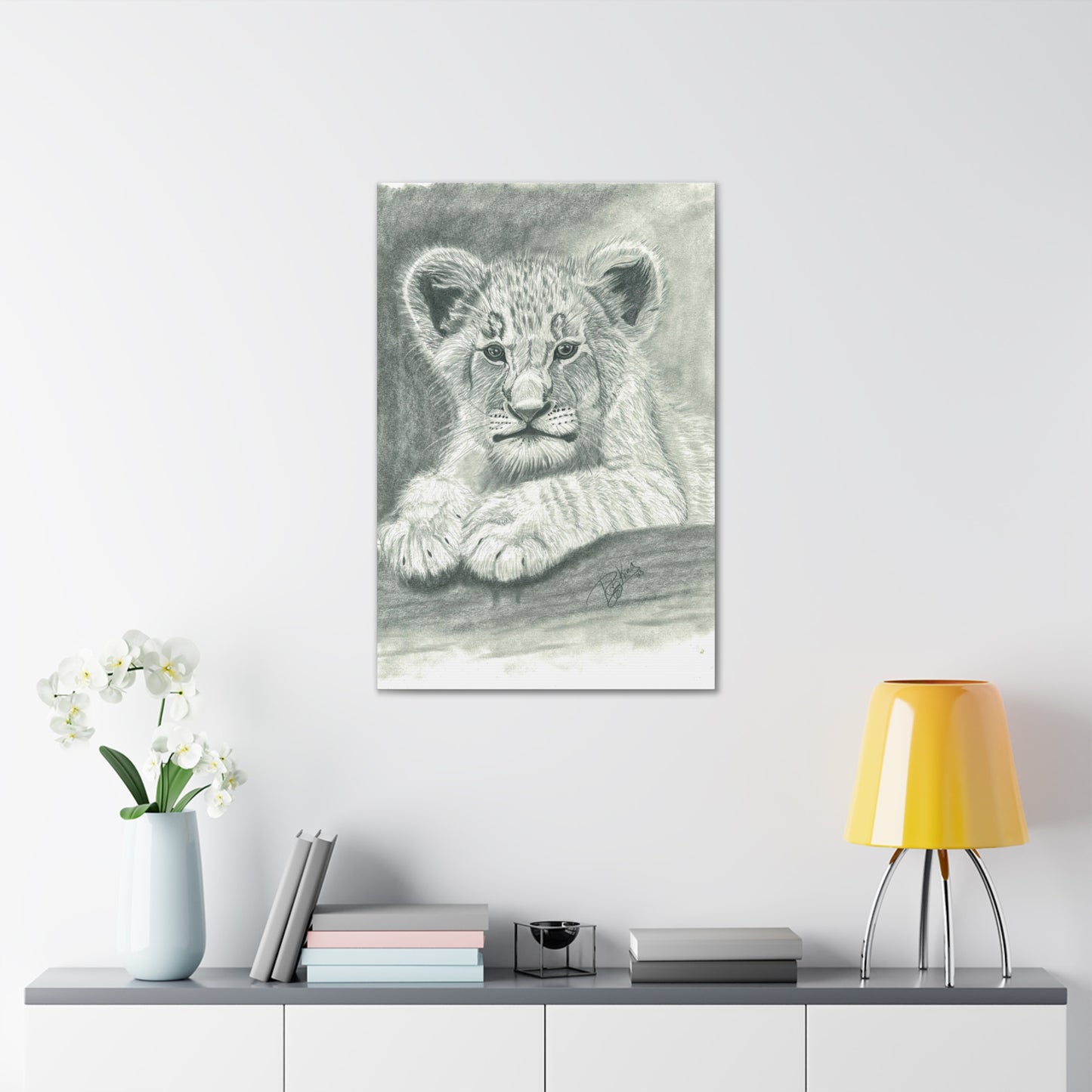 Lion Cub Canvas Gallery Wraps