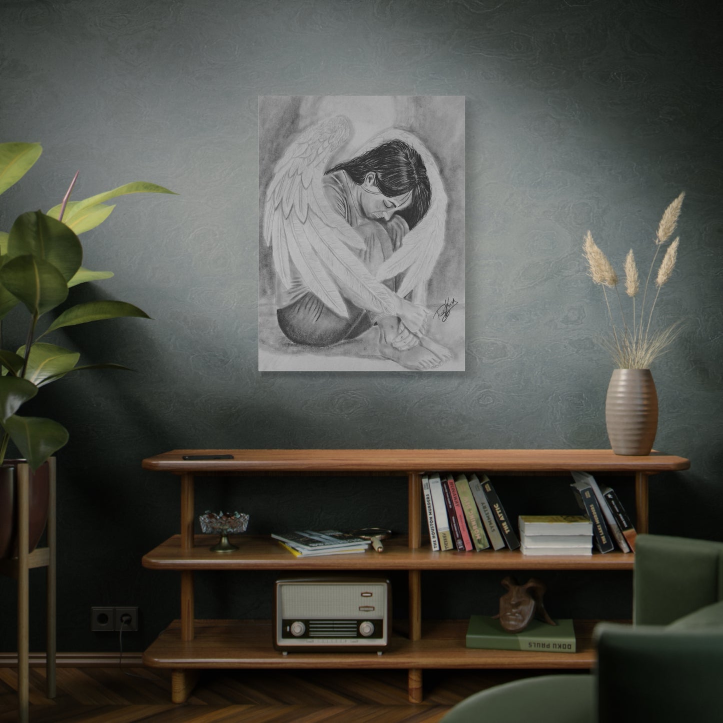 Canvas Print - Emotional Angel Wings