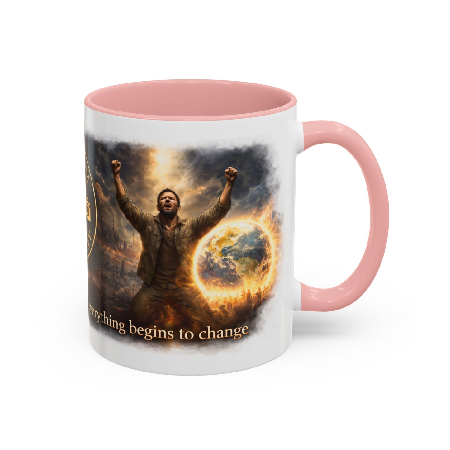 Kingdom Artistry Accent Coffee Mug — Music & Art Logo Merch (11/15oz)