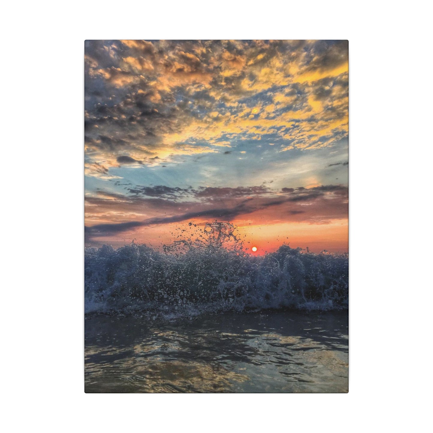 Heavan Meets The Sea - Canvas Wrap