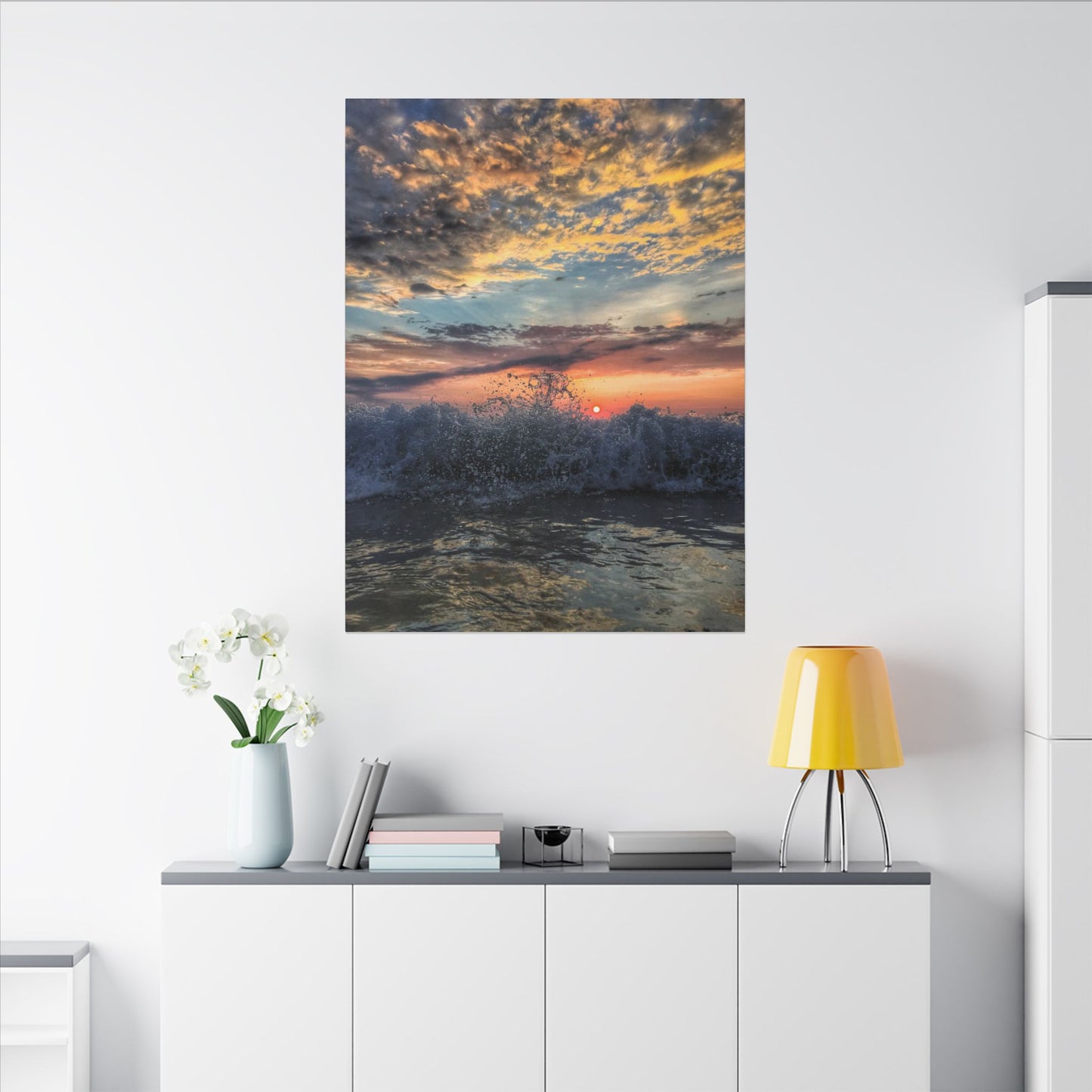 Heavan Meets The Sea - Canvas Wrap