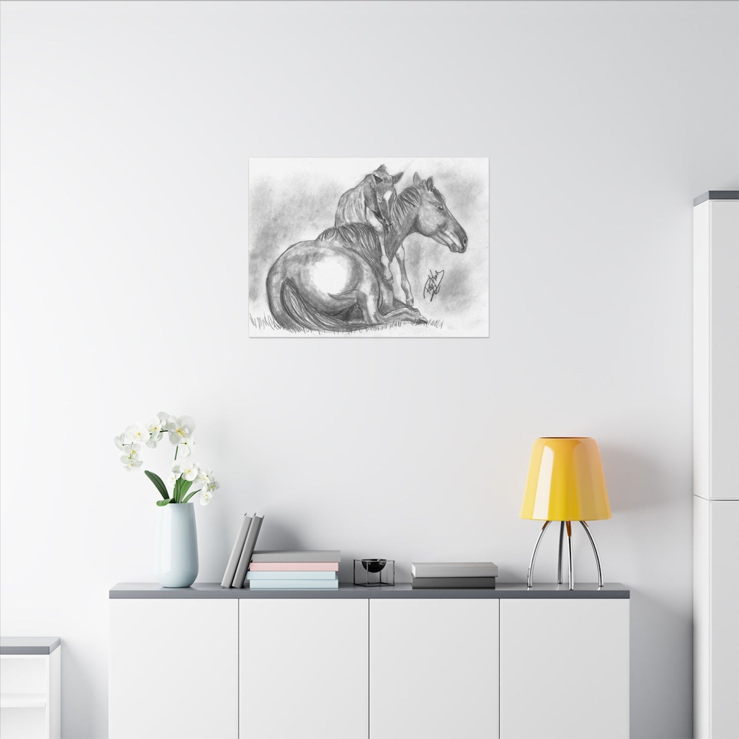 Horse and Foal - Canvas Gallery Wrap