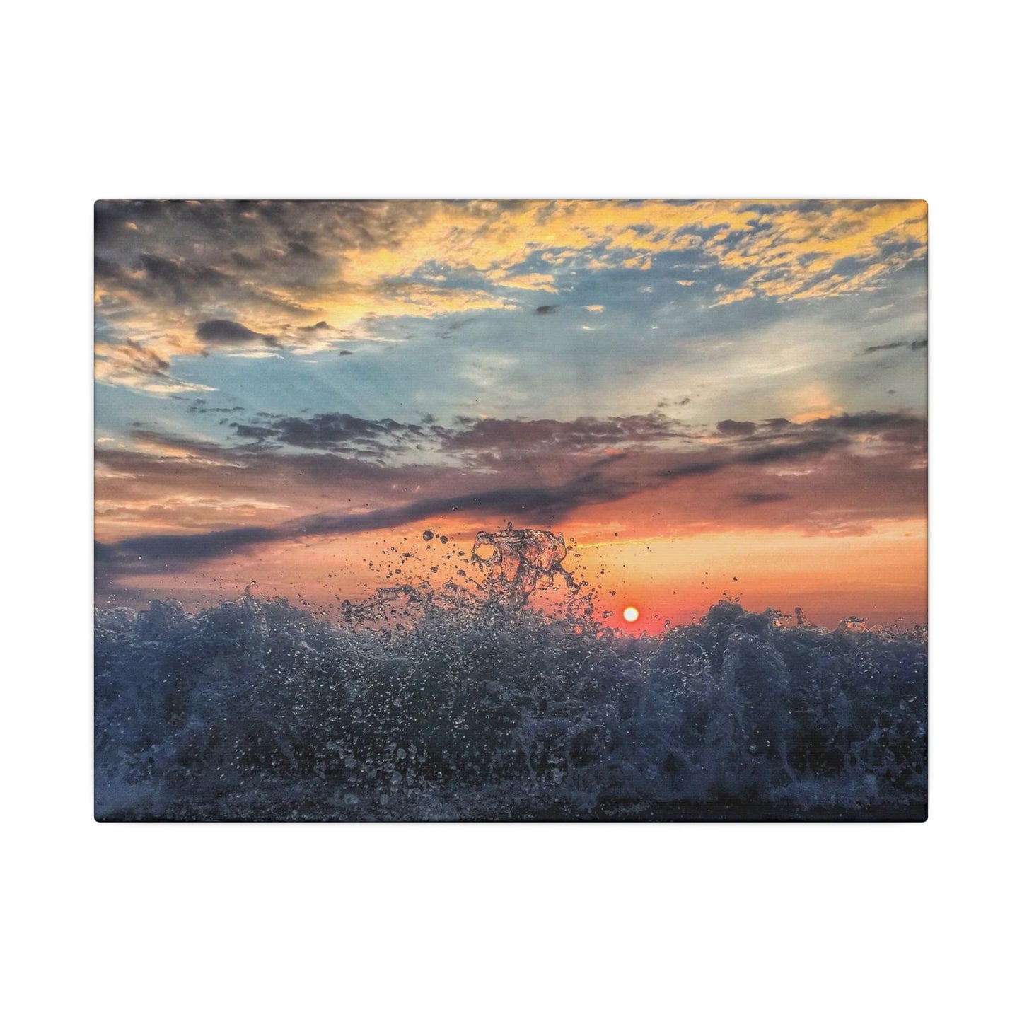 Heavan Meets The Sea - Canvas Wrap