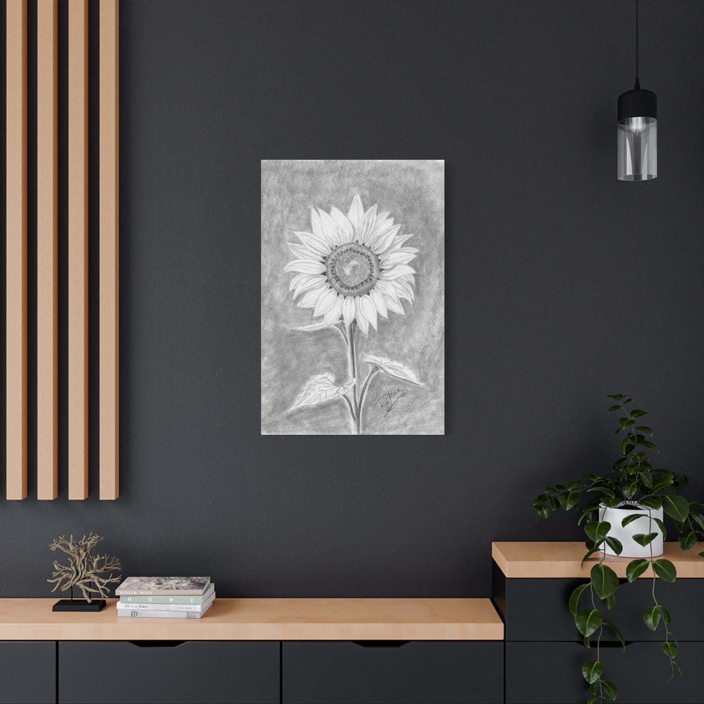 Sunflower  - Canvas Gallery Wraps