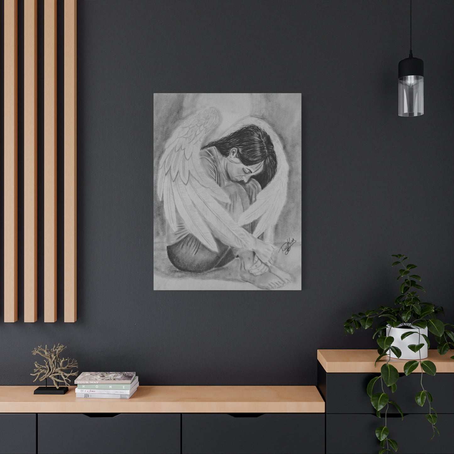 Canvas Print - Emotional Angel Wings