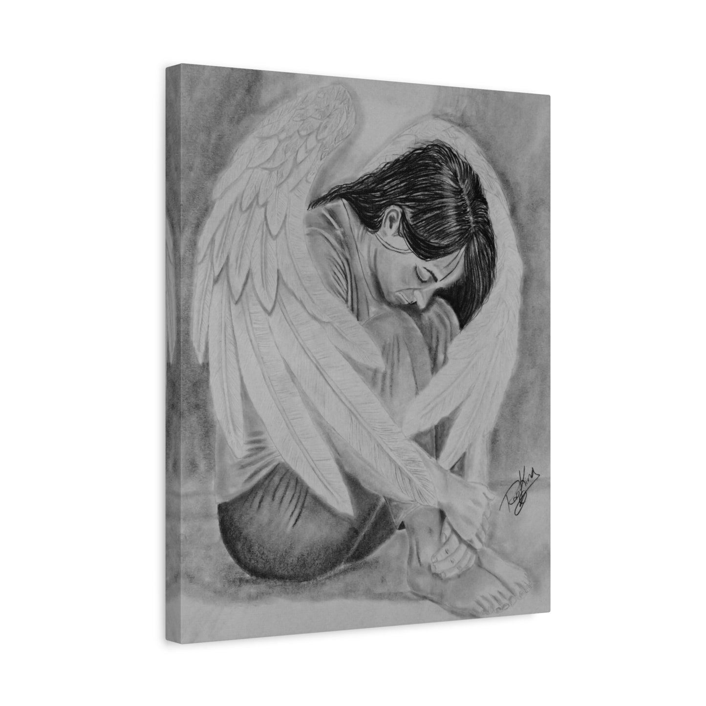 Canvas Print - Emotional Angel Wings