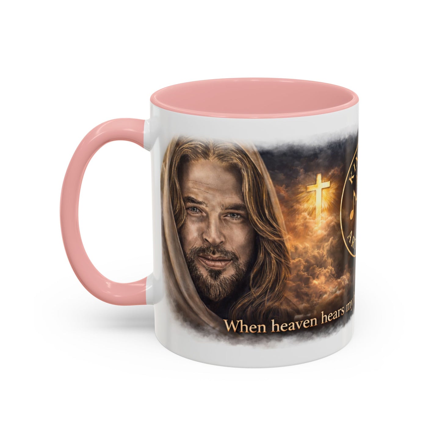 Kingdom Artistry Accent Coffee Mug — Music & Art Logo Merch (11/15oz)