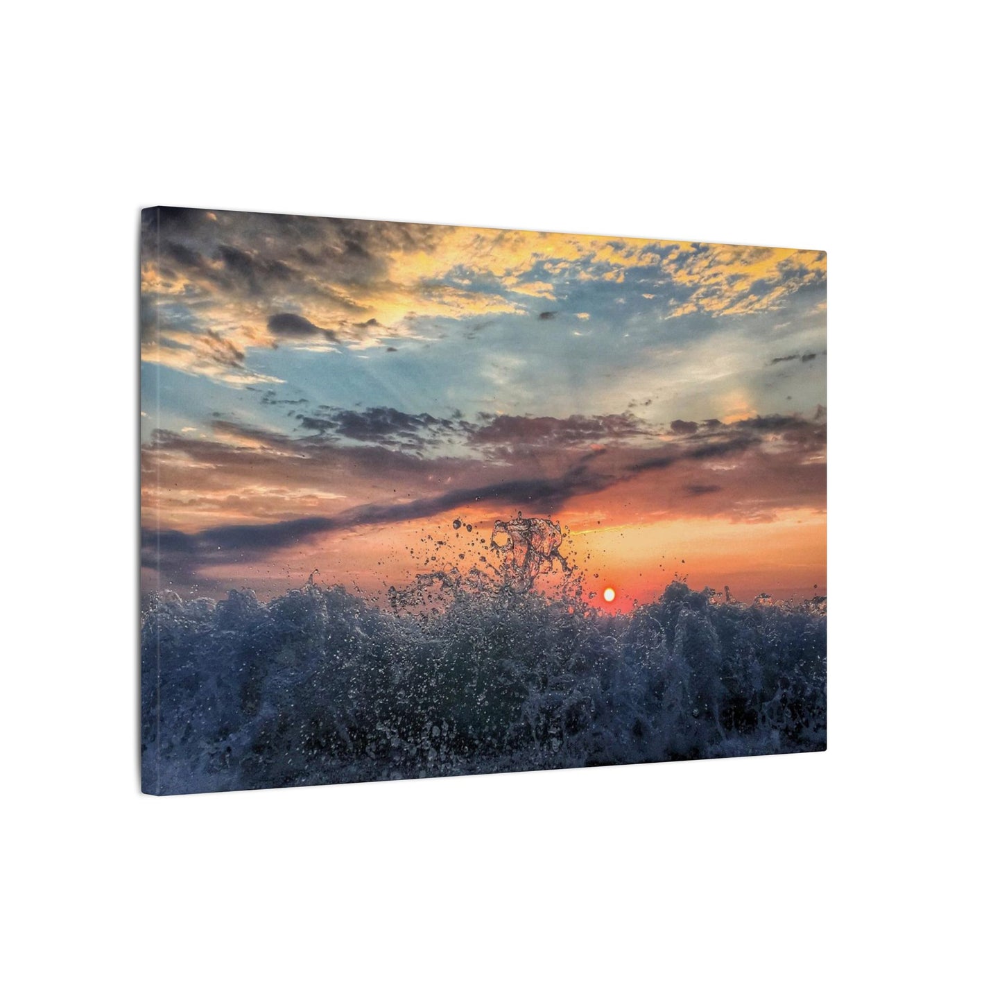 Heavan Meets The Sea - Canvas Wrap