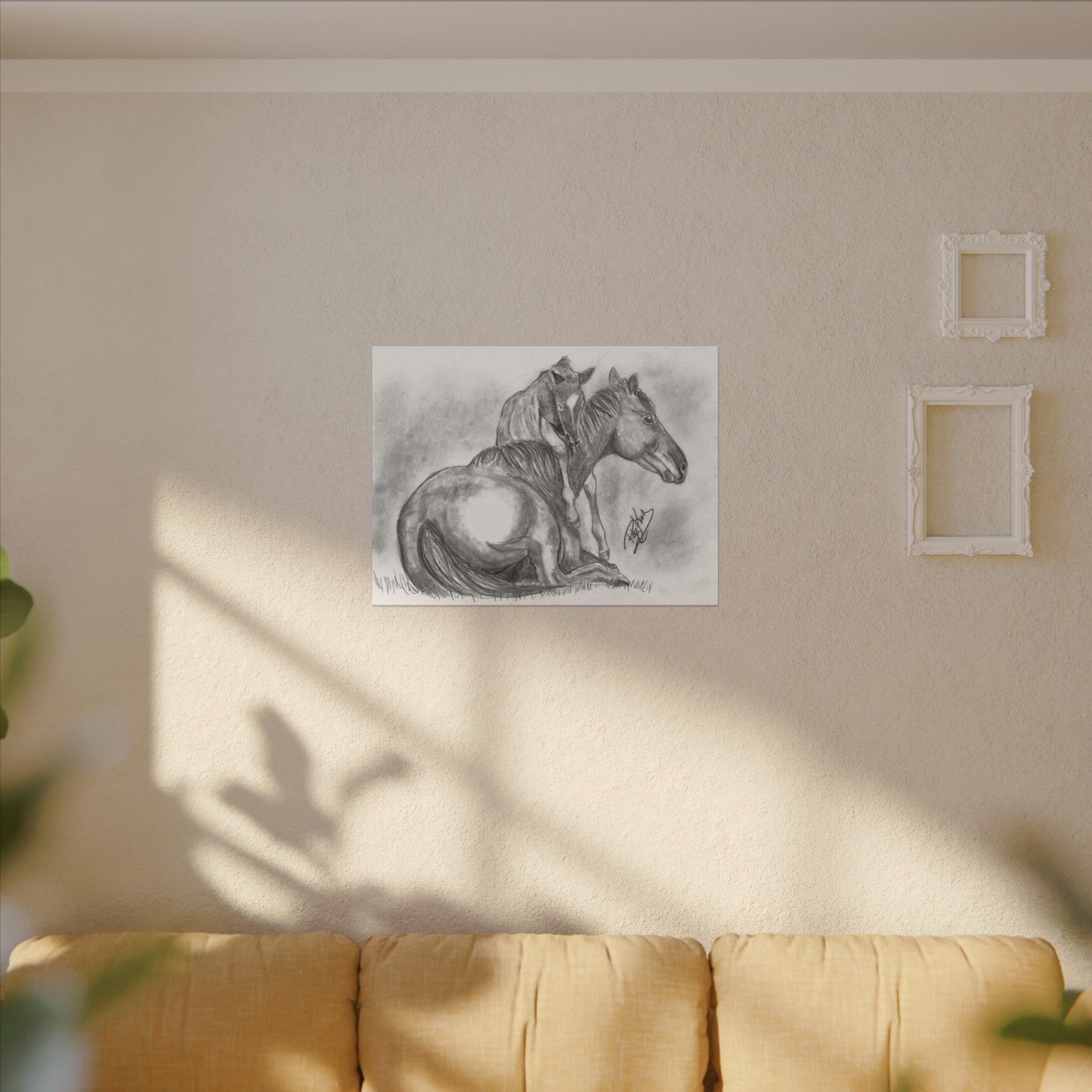 Horse and Foal - Canvas Gallery Wrap