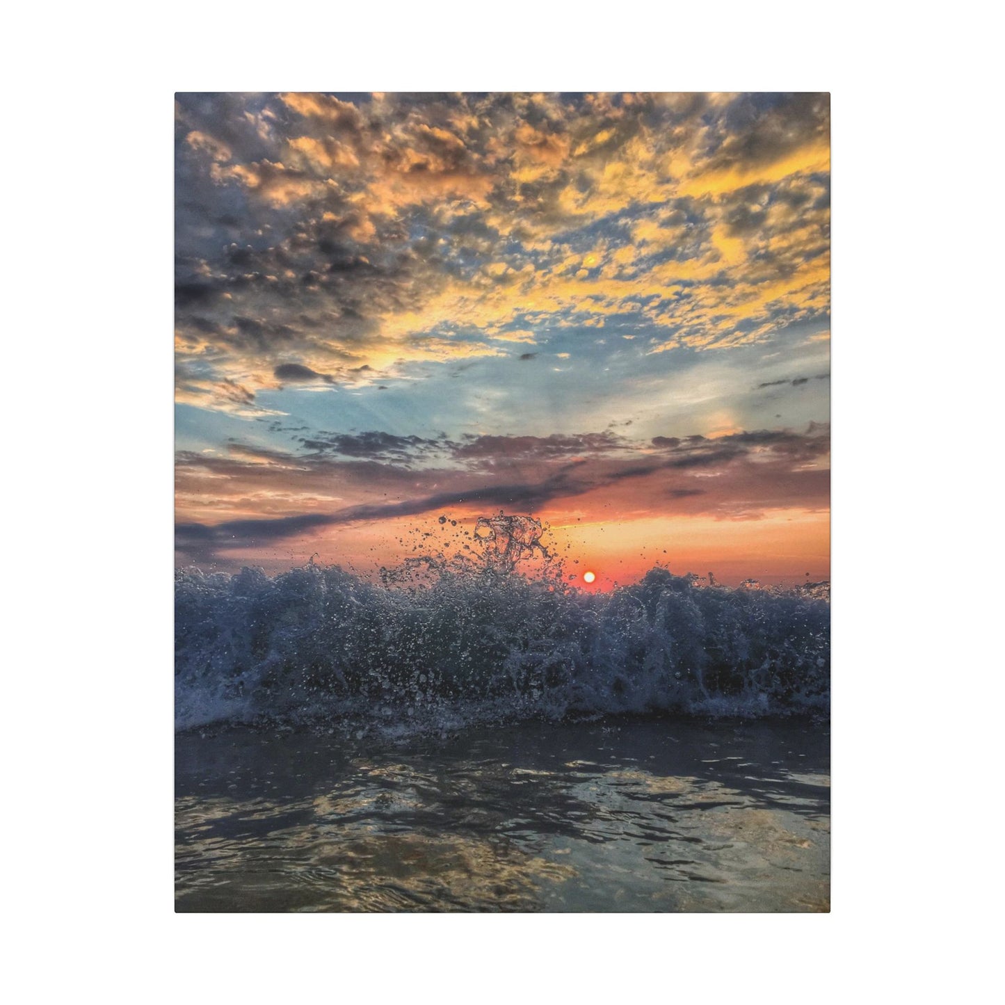 Heavan Meets The Sea - Canvas Wrap