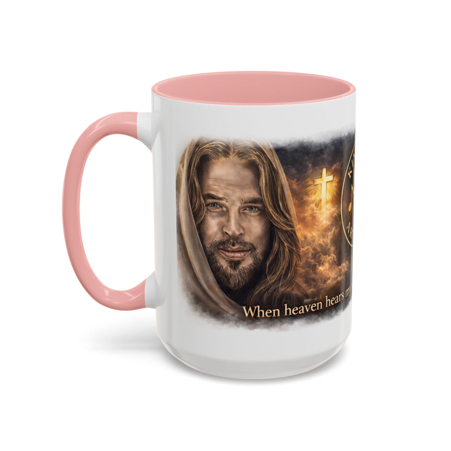 Kingdom Artistry Accent Coffee Mug — Music & Art Logo Merch (11/15oz)