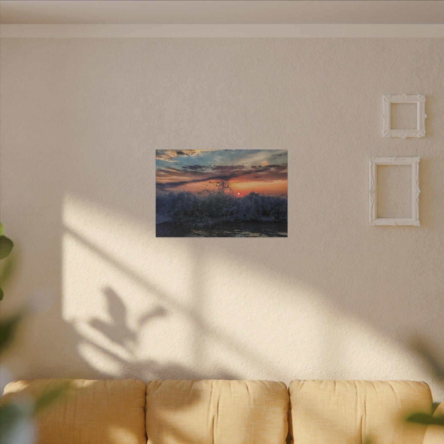 Heavan Meets The Sea - Canvas Wrap