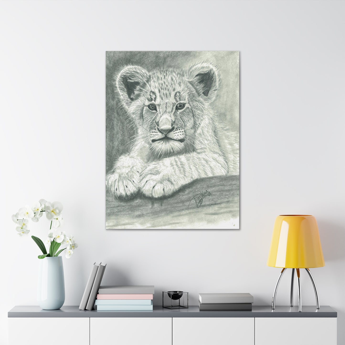 Lion Cub Canvas Gallery Wraps