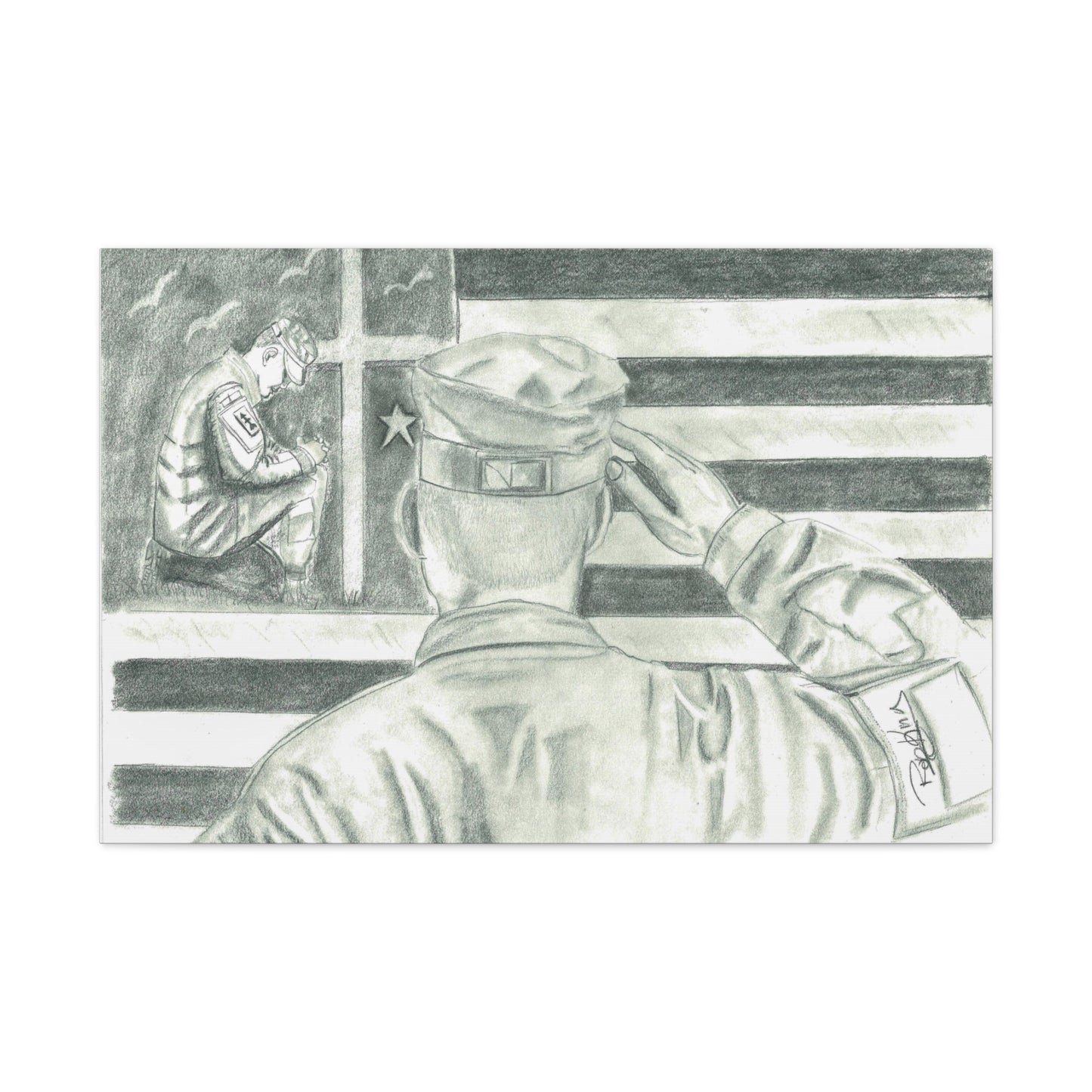 Service and Prayer - Canvas Gallery Wrap