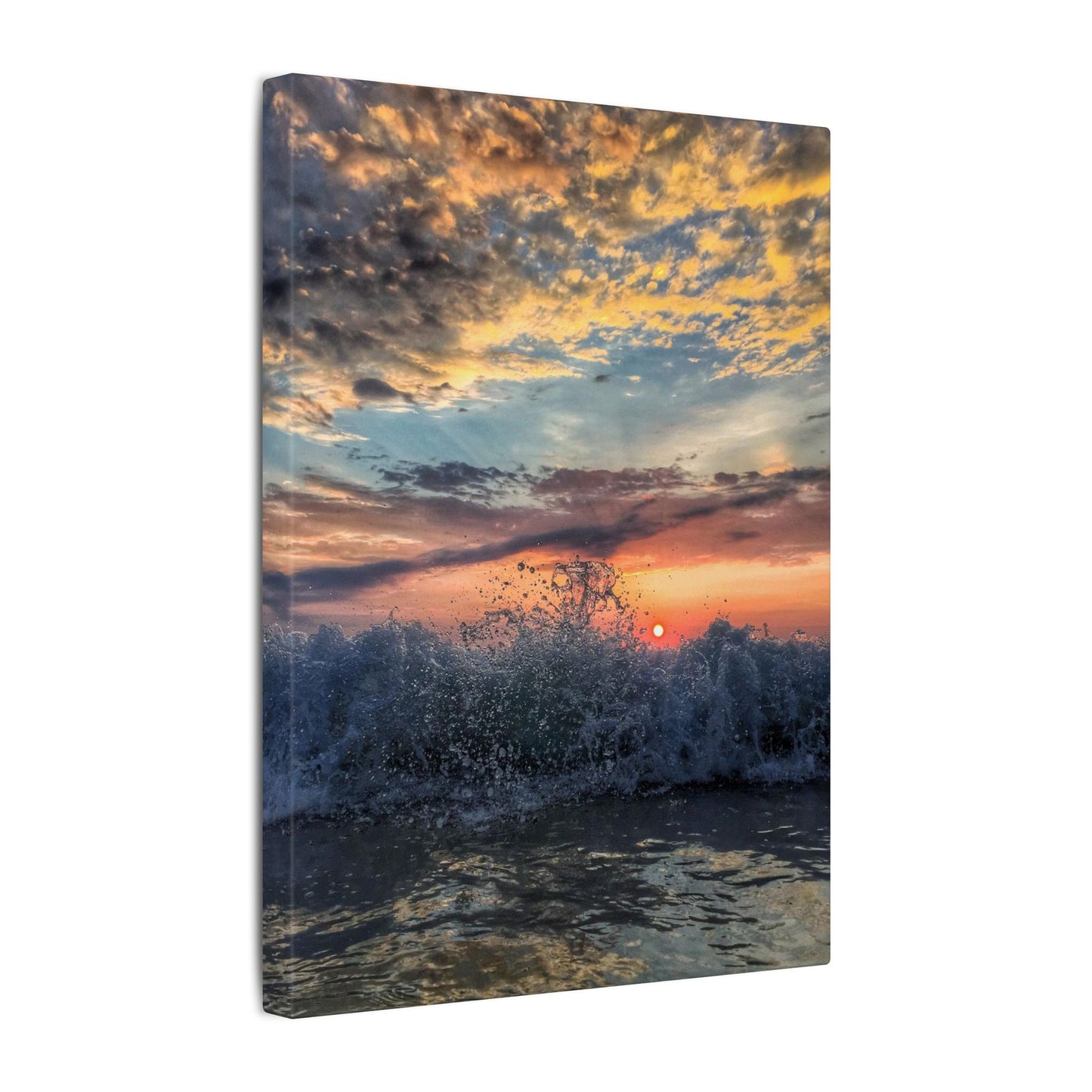 Heavan Meets The Sea - Canvas Wrap