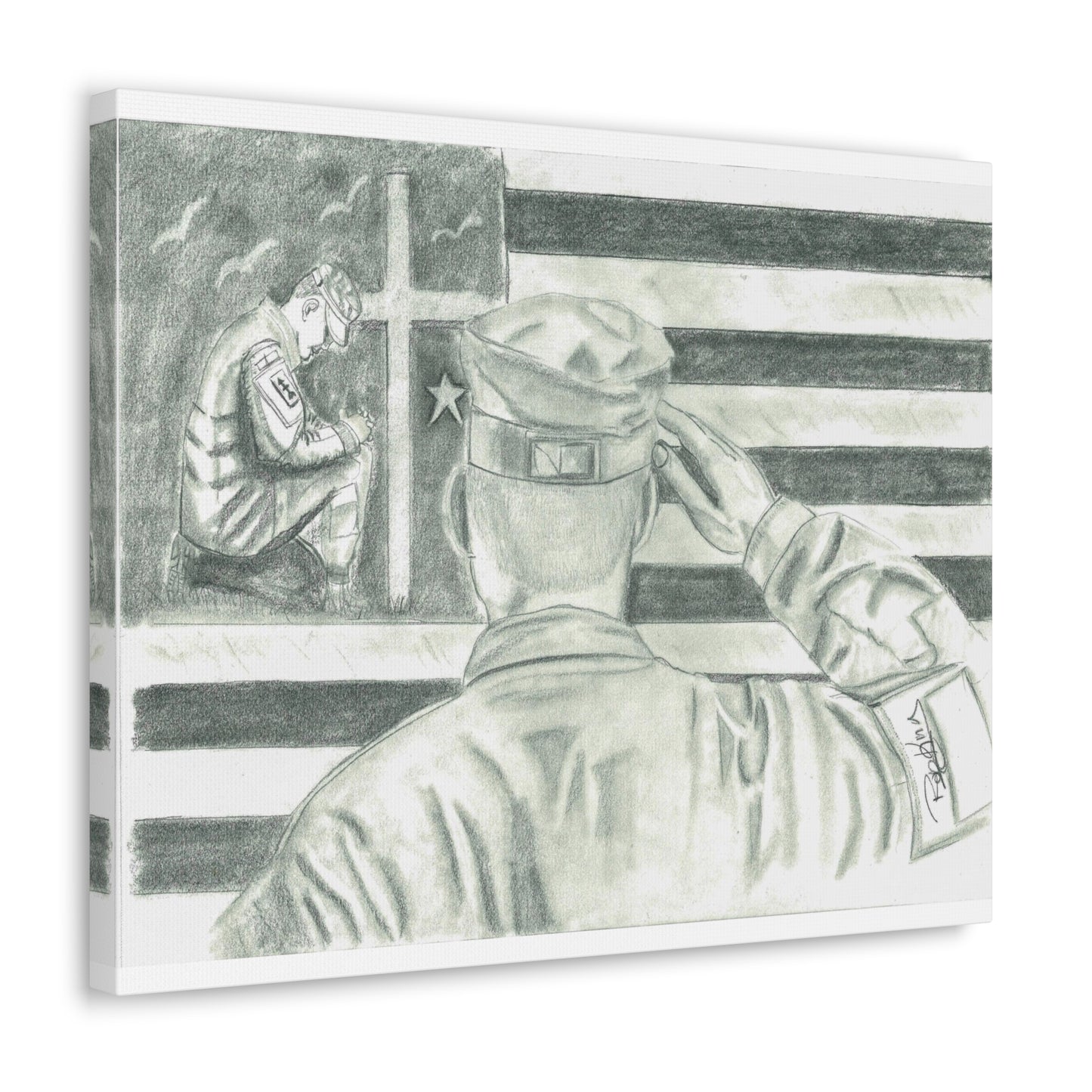 Service and Prayer - Canvas Gallery Wrap