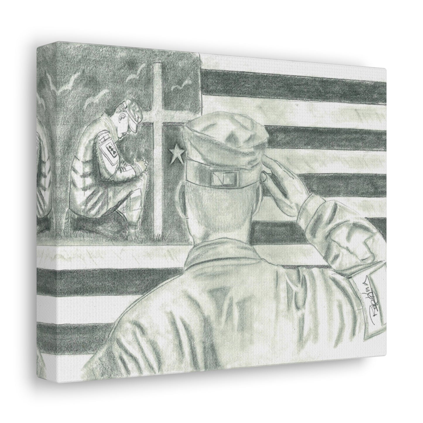 Service and Prayer - Canvas Gallery Wrap