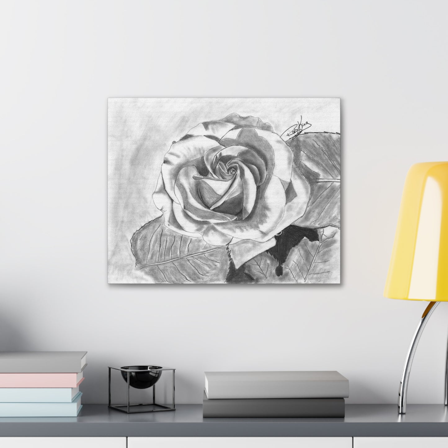 Rose in Bloom - Canvas Gallery Wrap