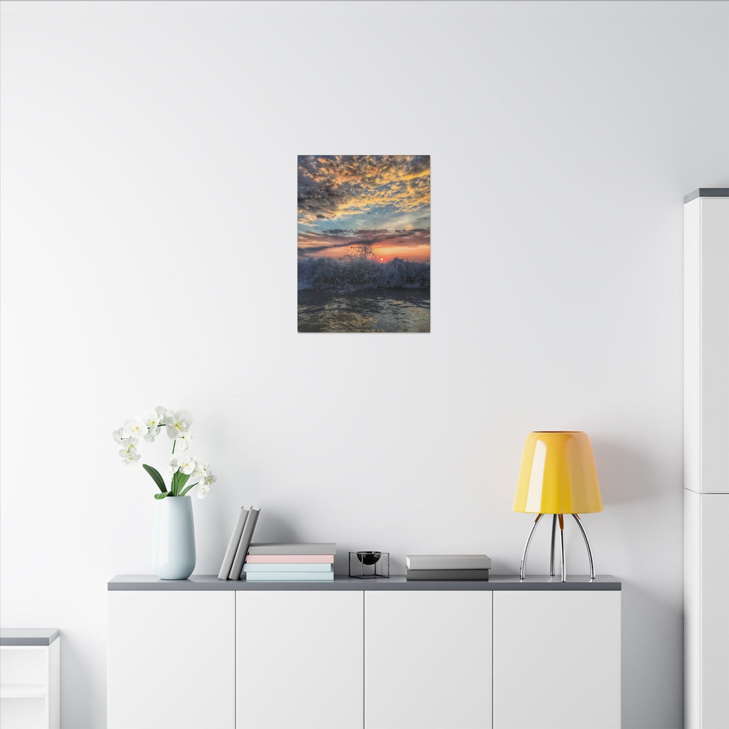 Heavan Meets The Sea - Canvas Wrap