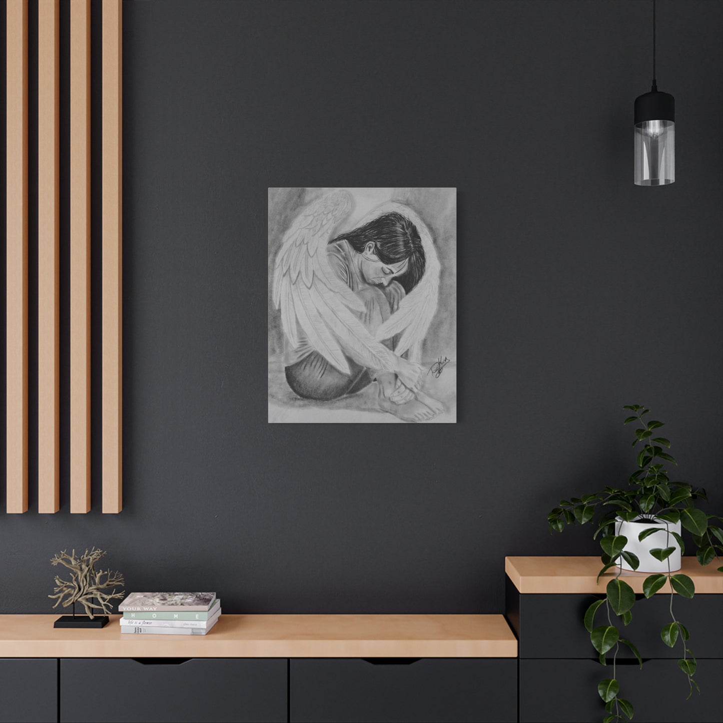Canvas Print - Emotional Angel Wings