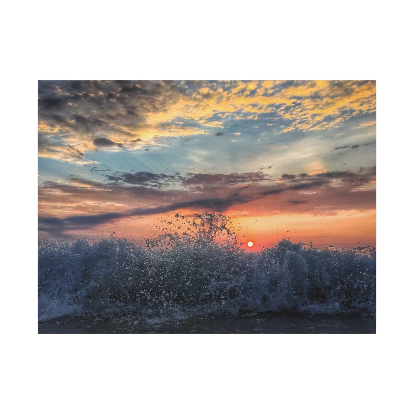 Heavan Meets The Sea - Canvas Wrap