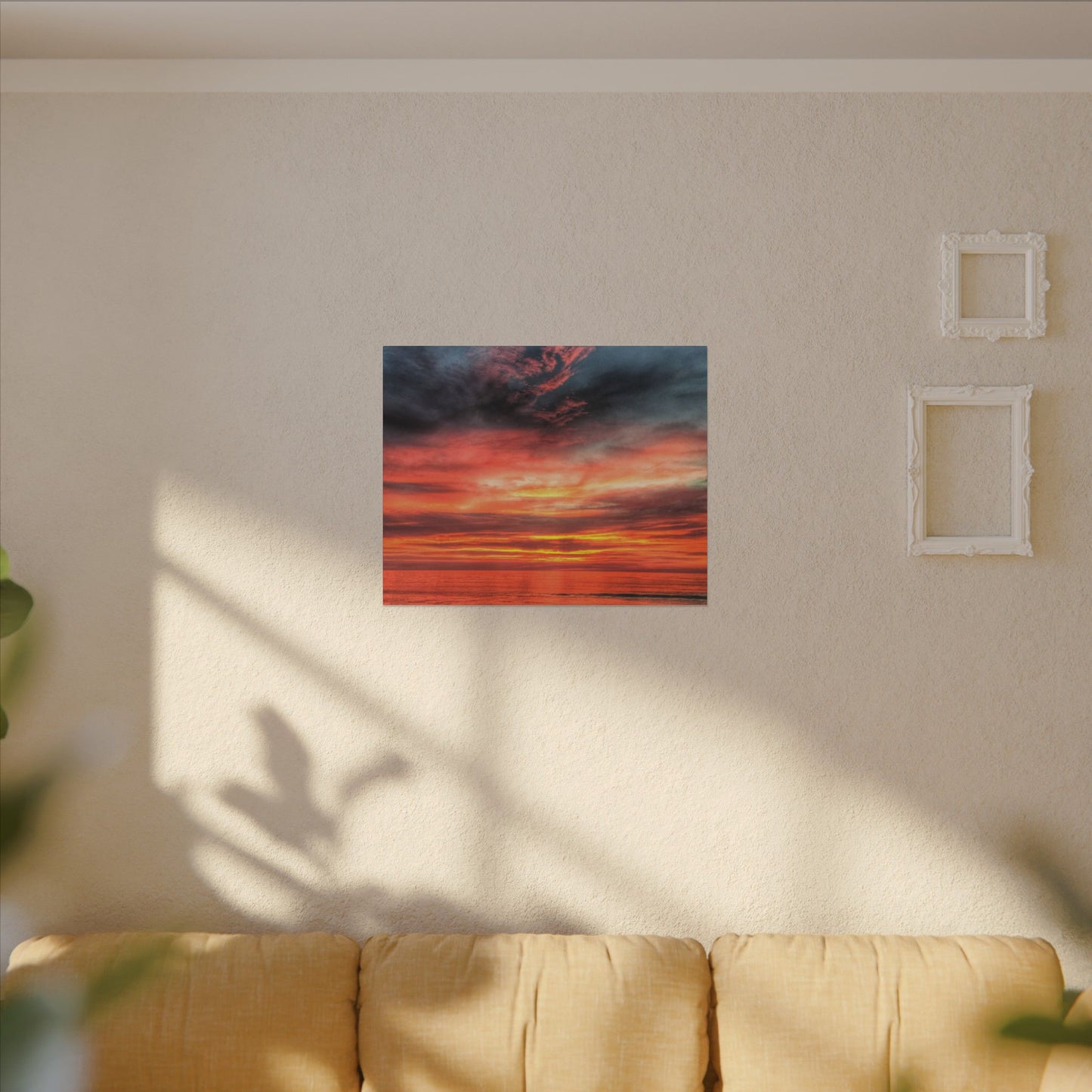 Atlantic Red Sunrise Reflection