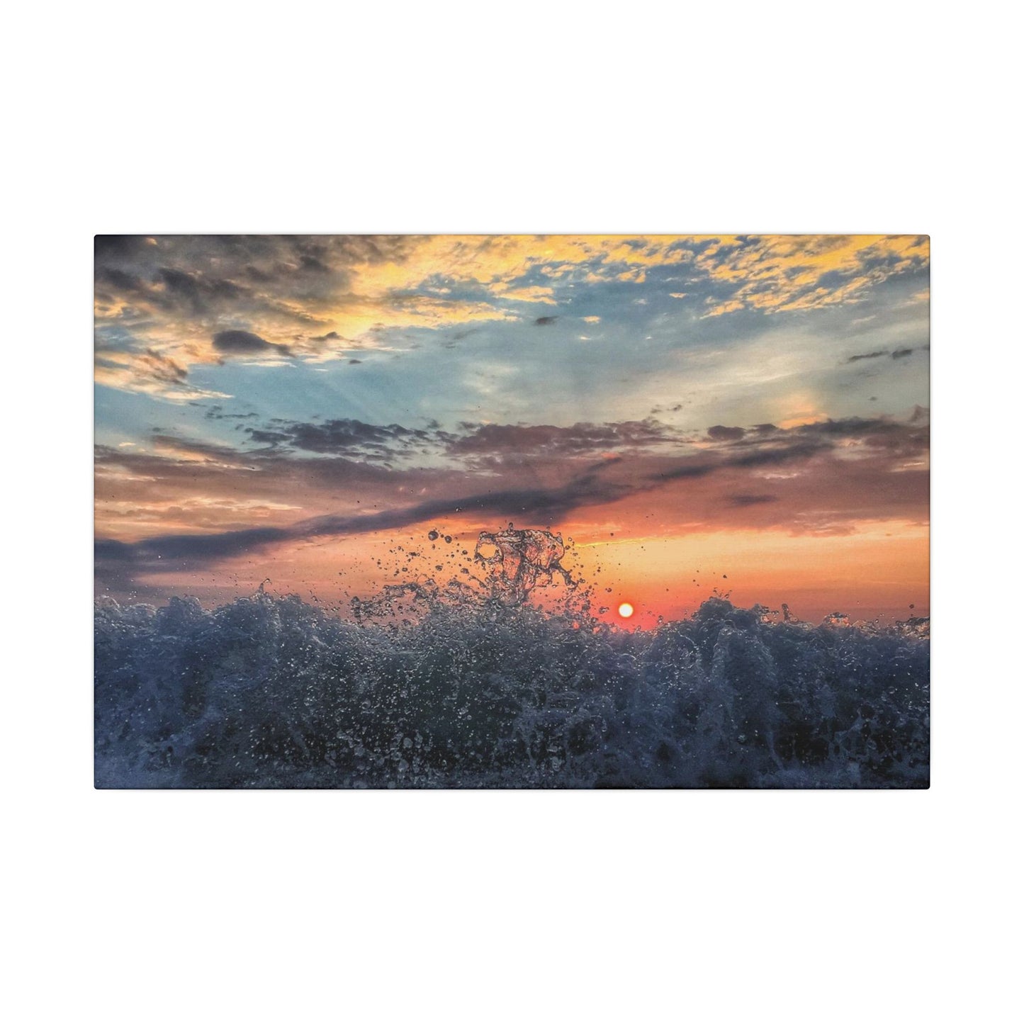 Heavan Meets The Sea - Canvas Wrap