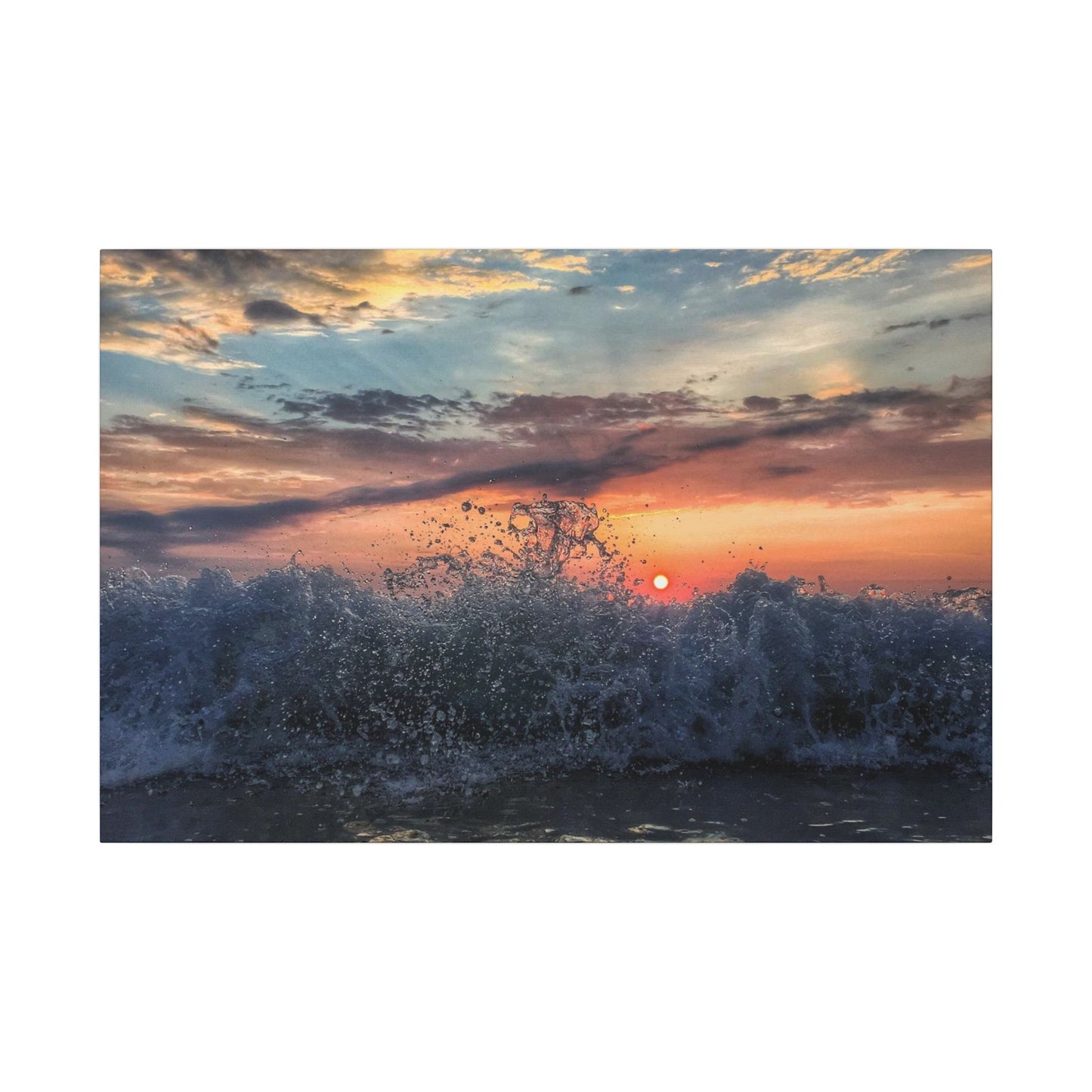 Heavan Meets The Sea - Canvas Wrap