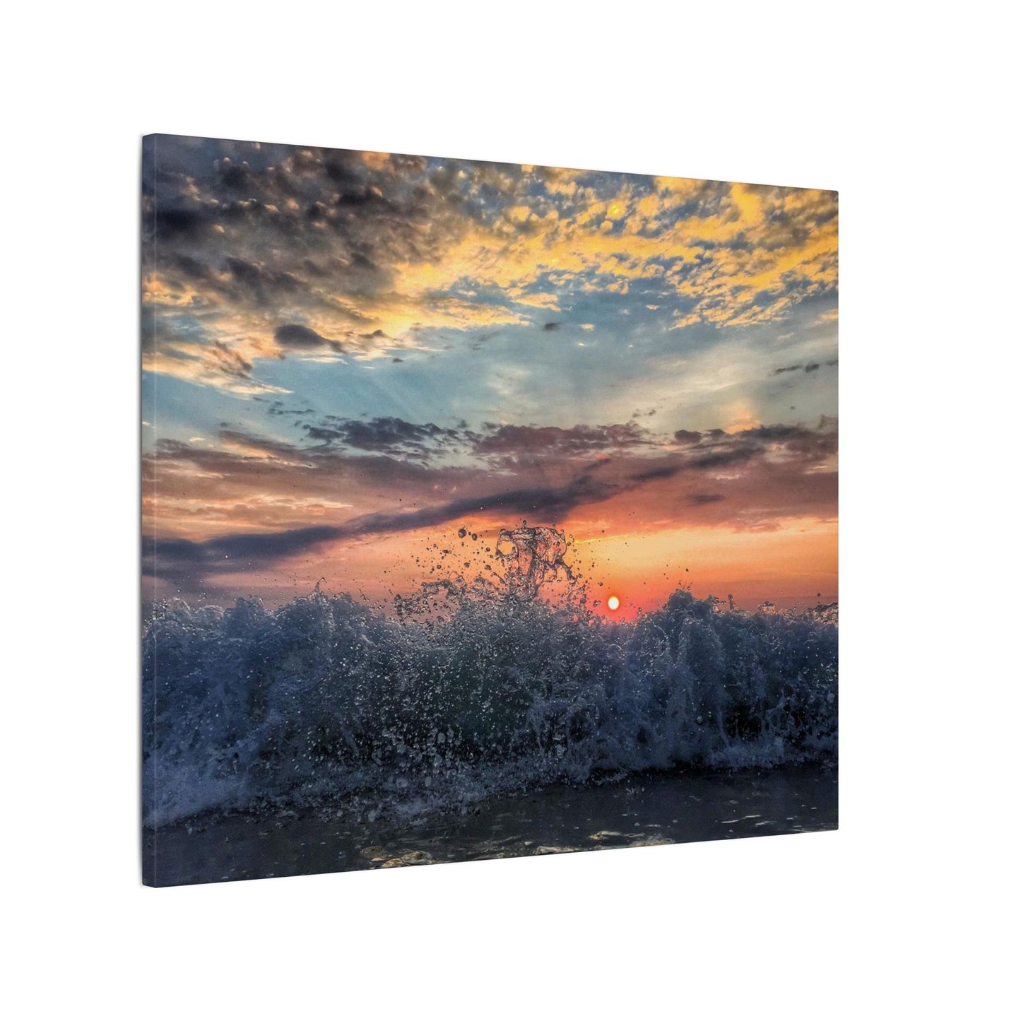 Heavan Meets The Sea - Canvas Wrap