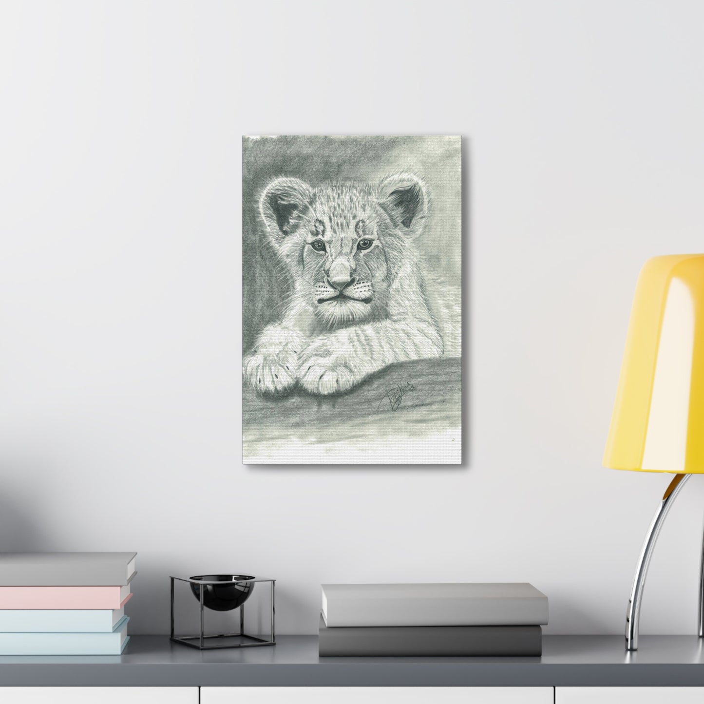 Lion Cub Canvas Gallery Wraps