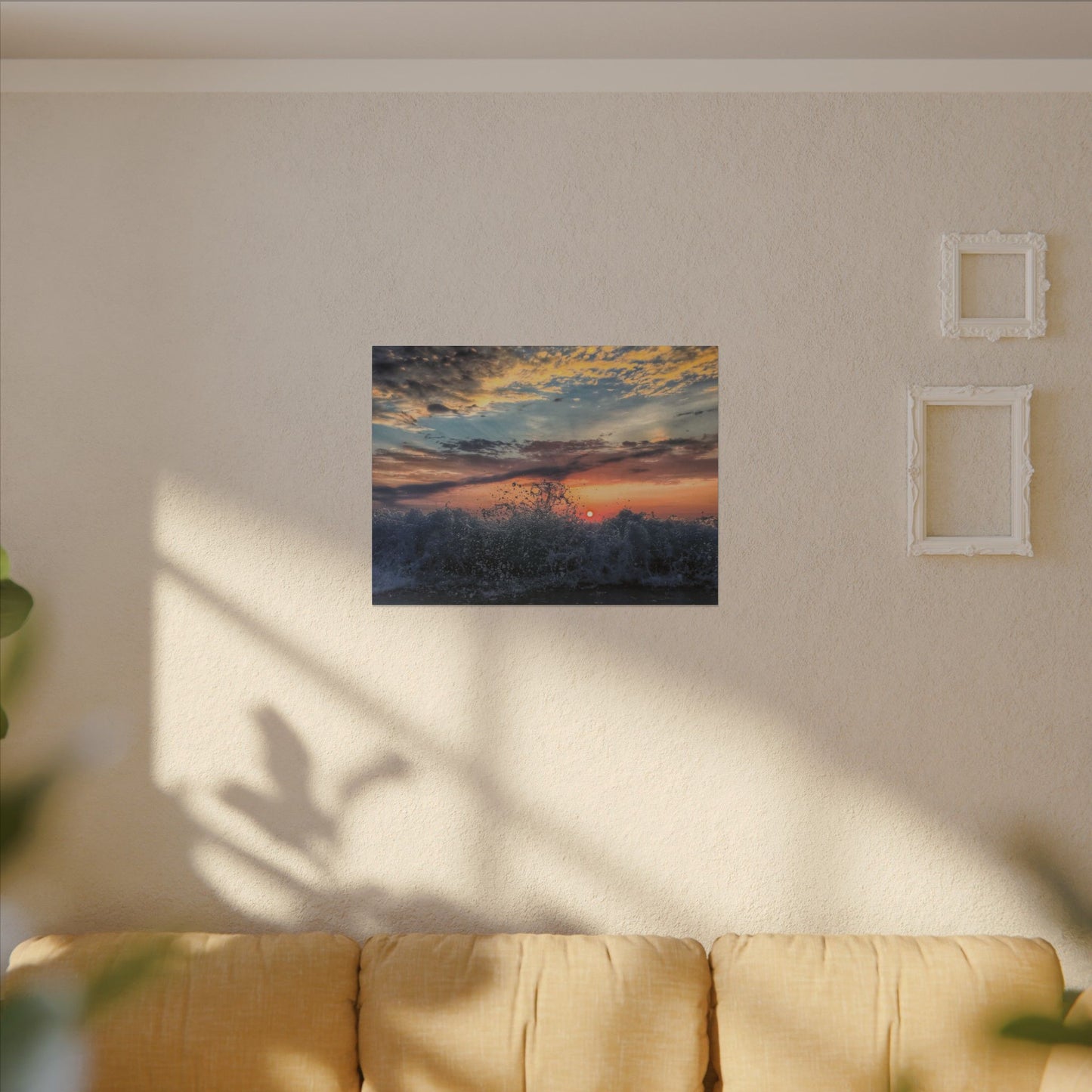 Heavan Meets The Sea - Canvas Wrap