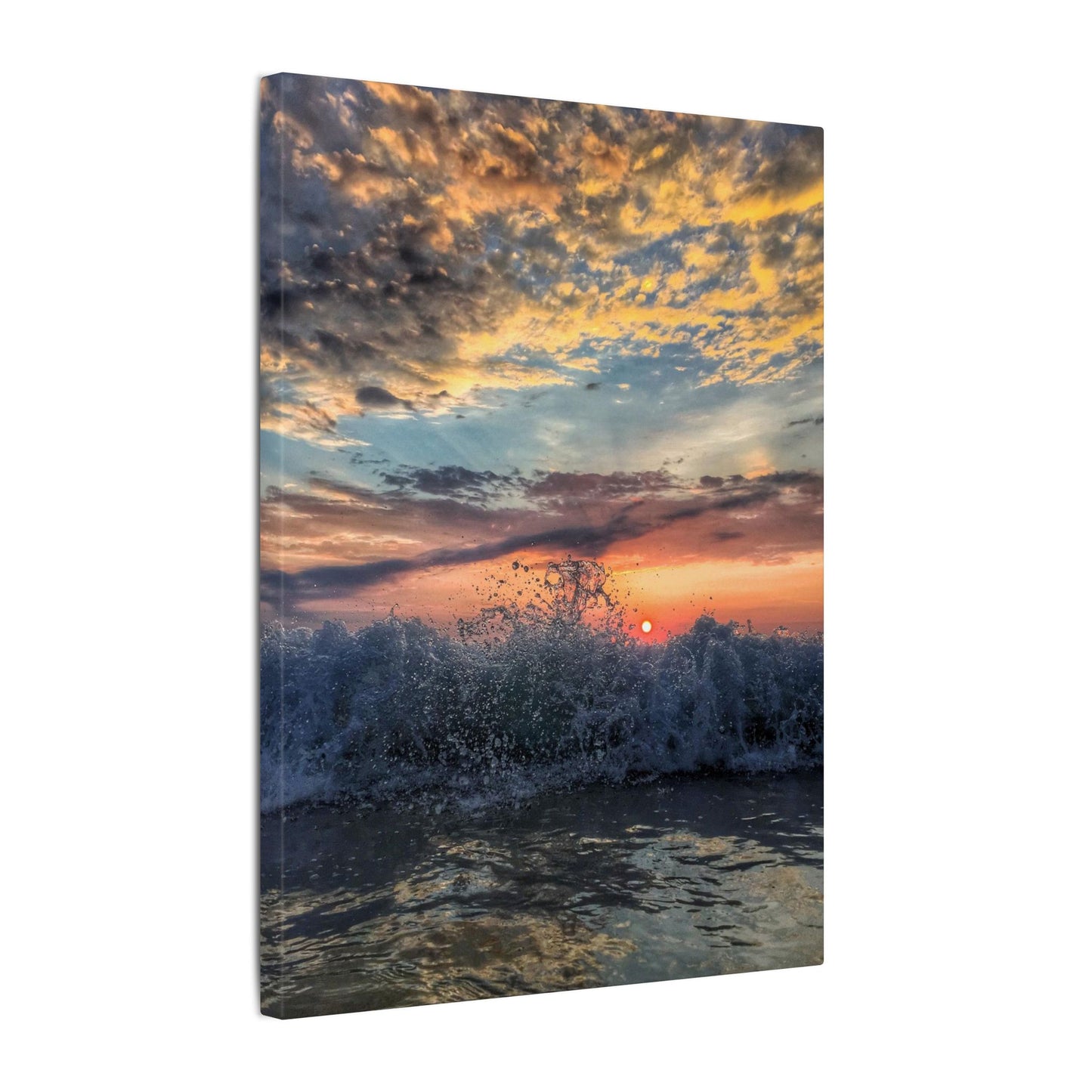 Heavan Meets The Sea - Canvas Wrap