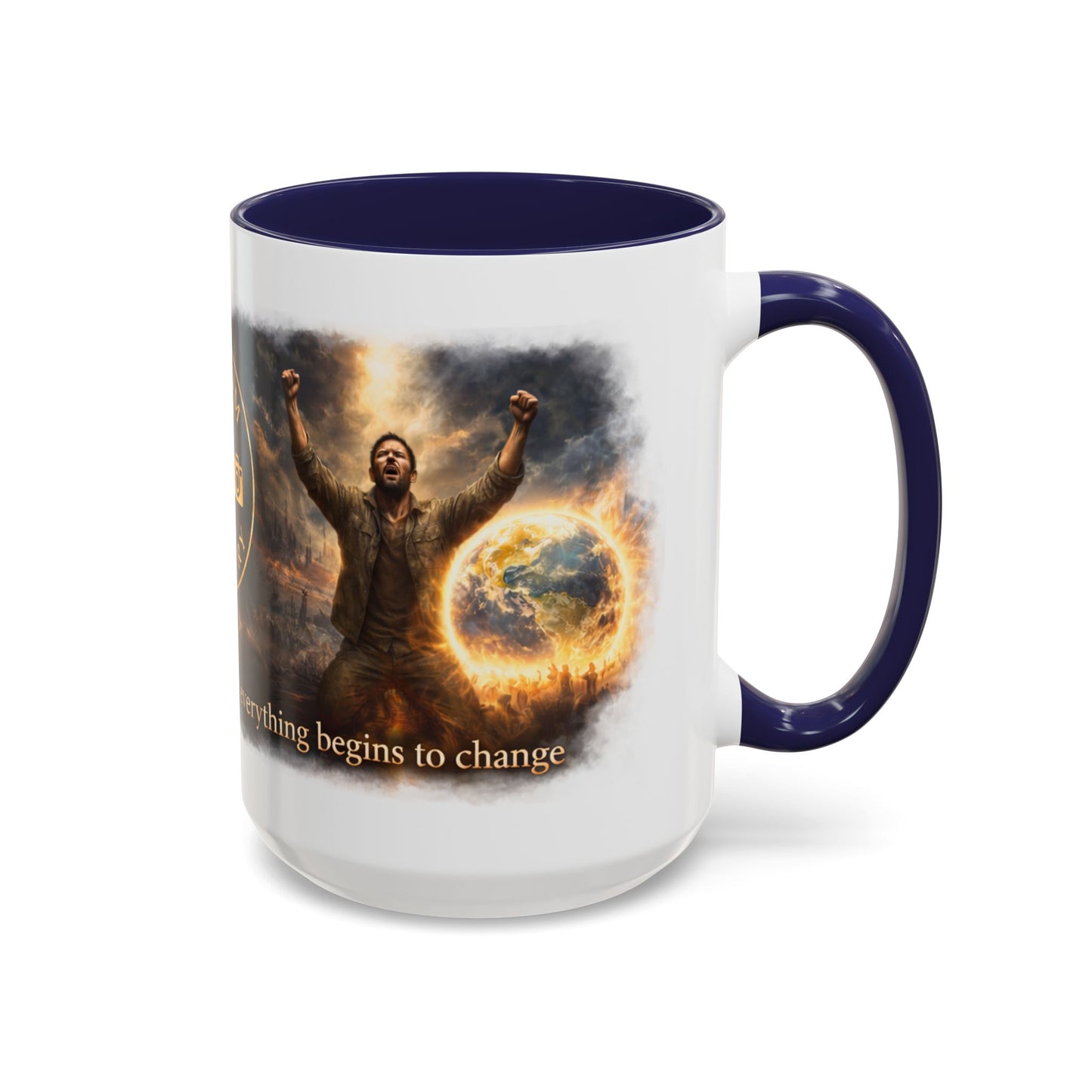 Kingdom Artistry Accent Coffee Mug — Music & Art Logo Merch (11/15oz)