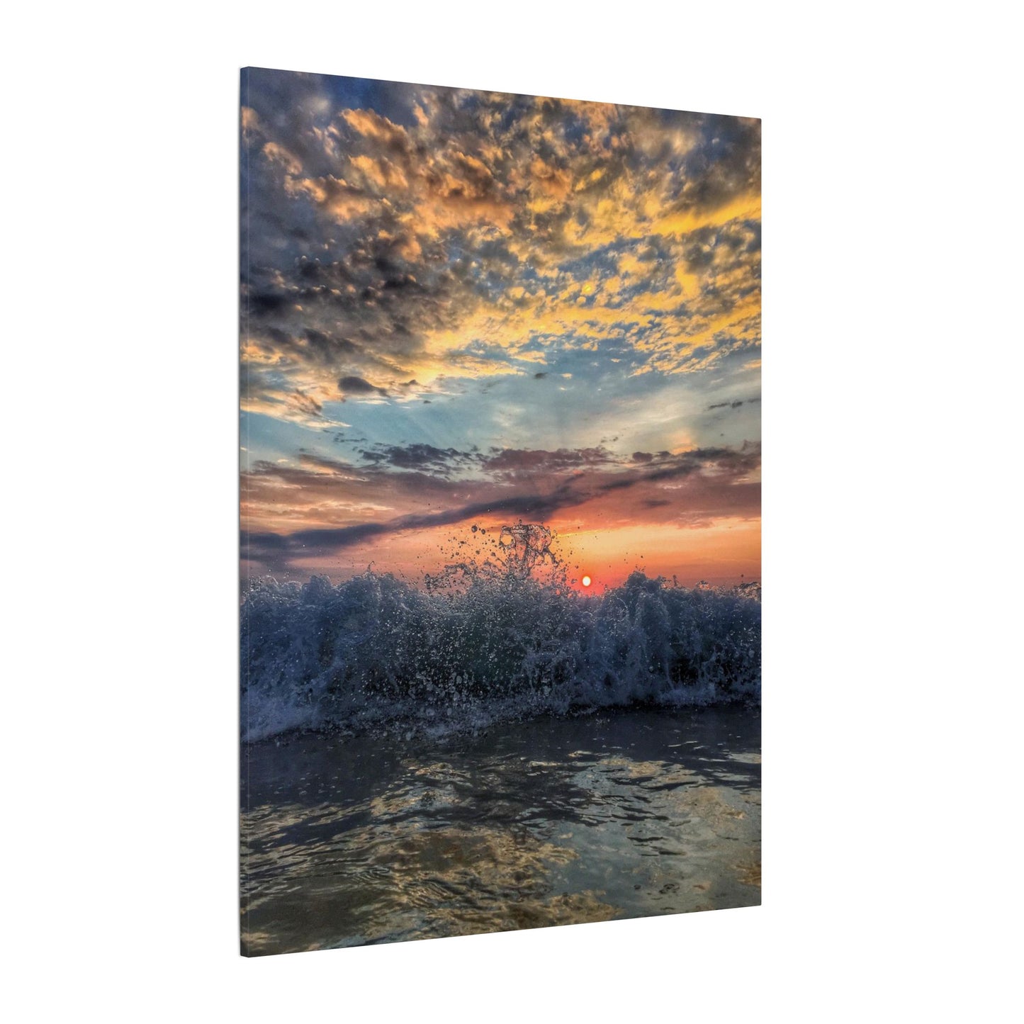 Heavan Meets The Sea - Canvas Wrap
