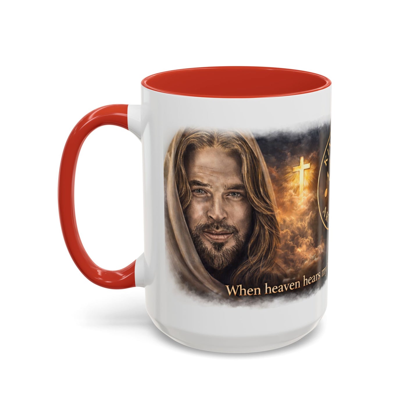 Kingdom Artistry Accent Coffee Mug — Music & Art Logo Merch (11/15oz)