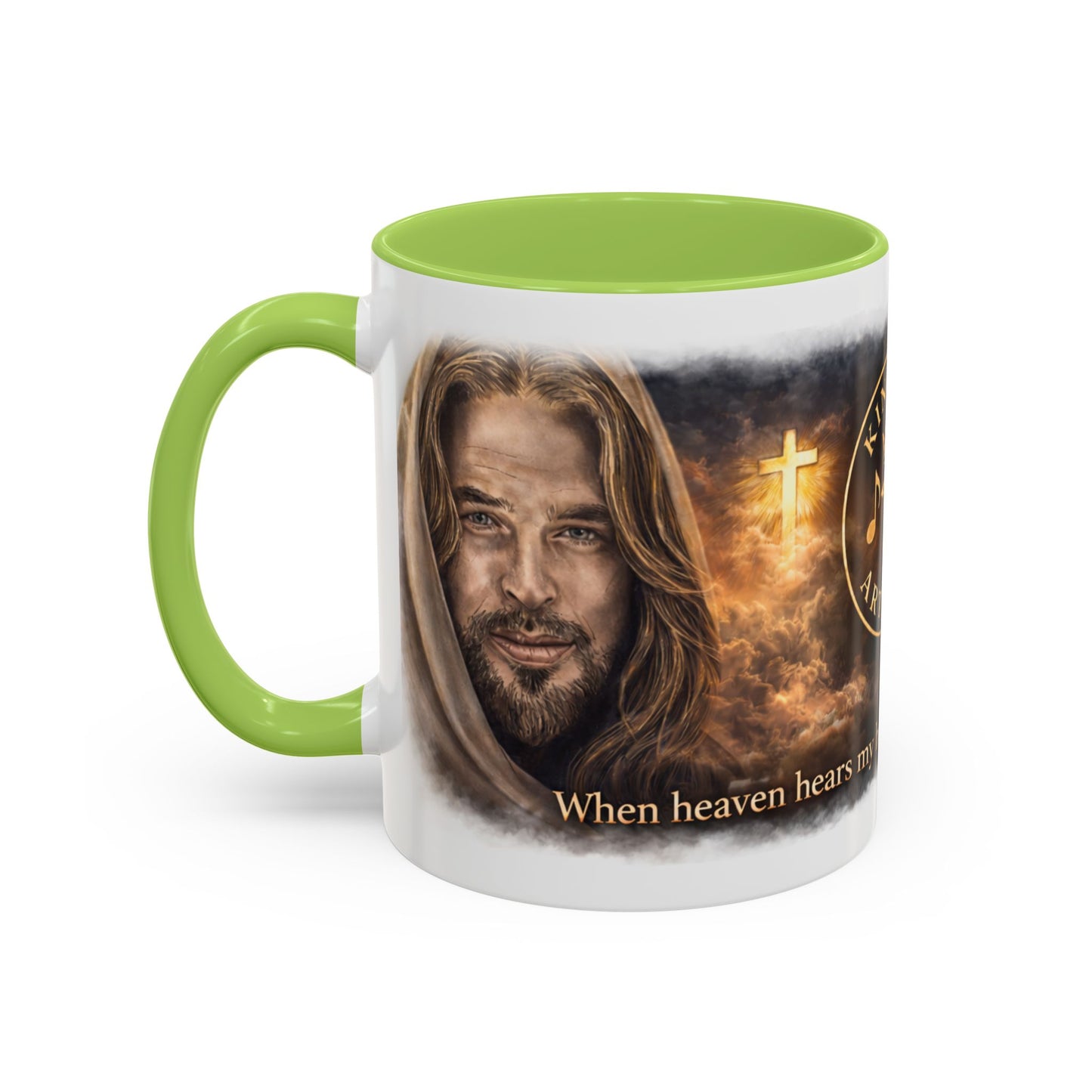 Kingdom Artistry Accent Coffee Mug — Music & Art Logo Merch (11/15oz)