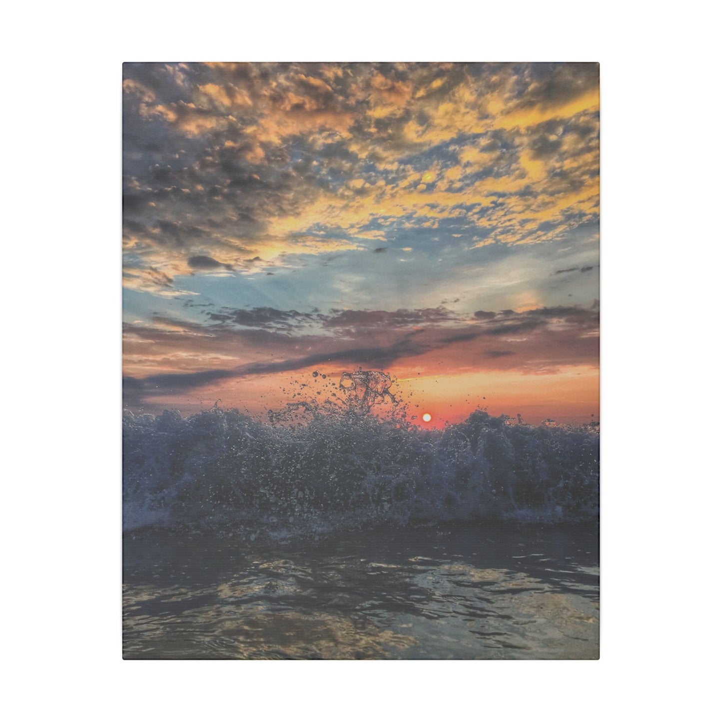 Heavan Meets The Sea - Canvas Wrap