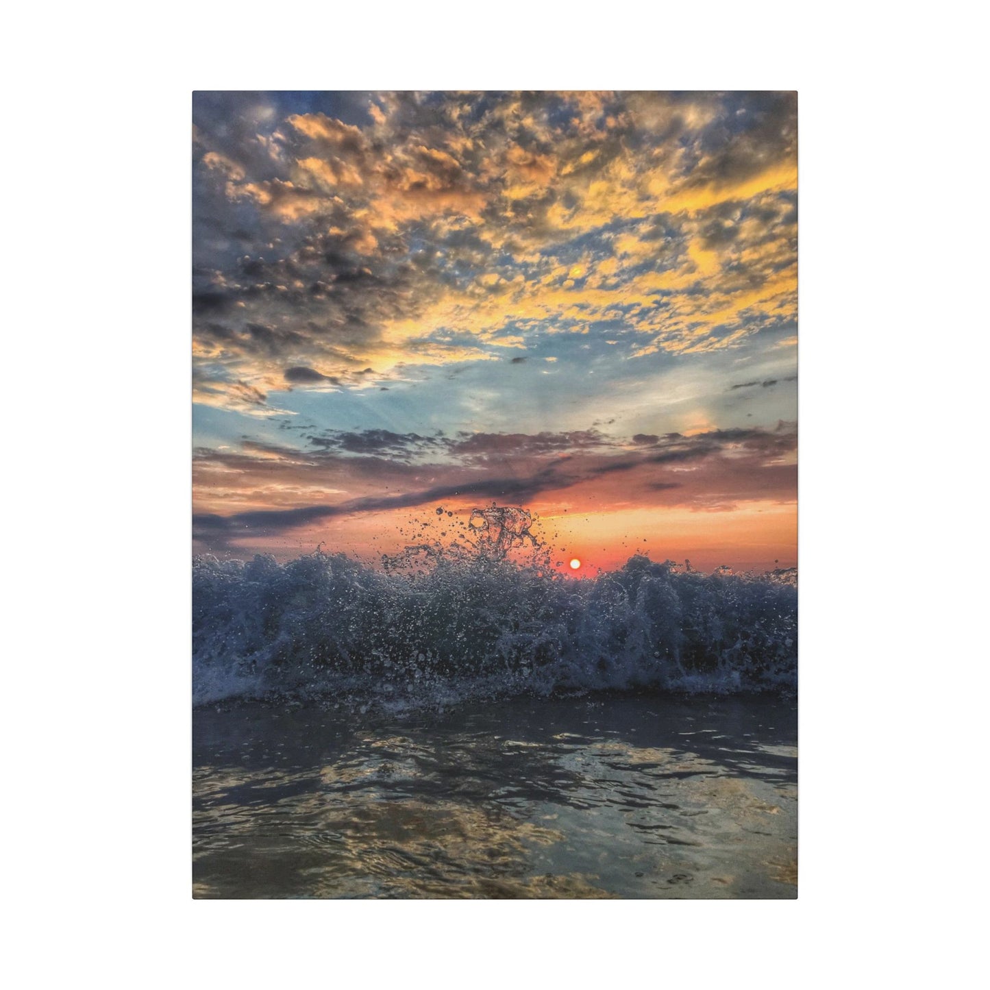 Heavan Meets The Sea - Canvas Wrap