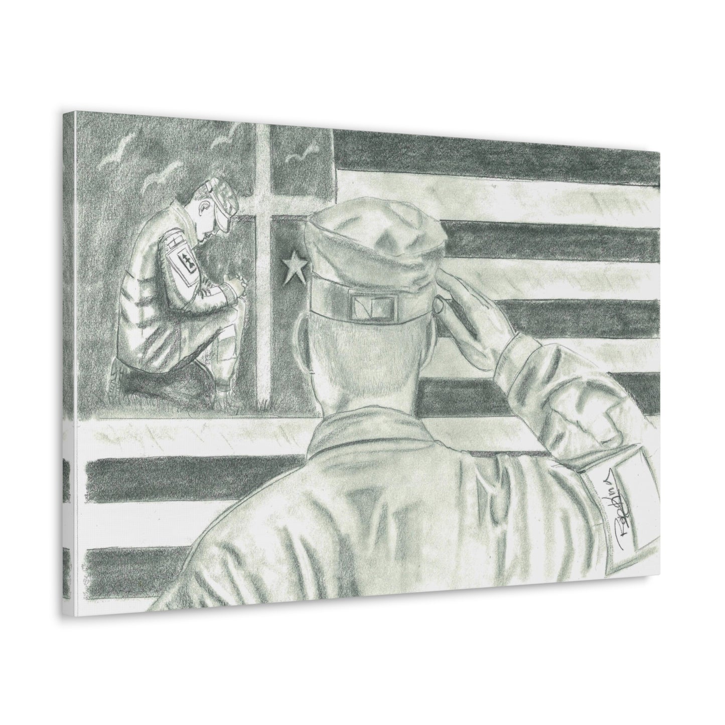 Service and Prayer - Canvas Gallery Wrap