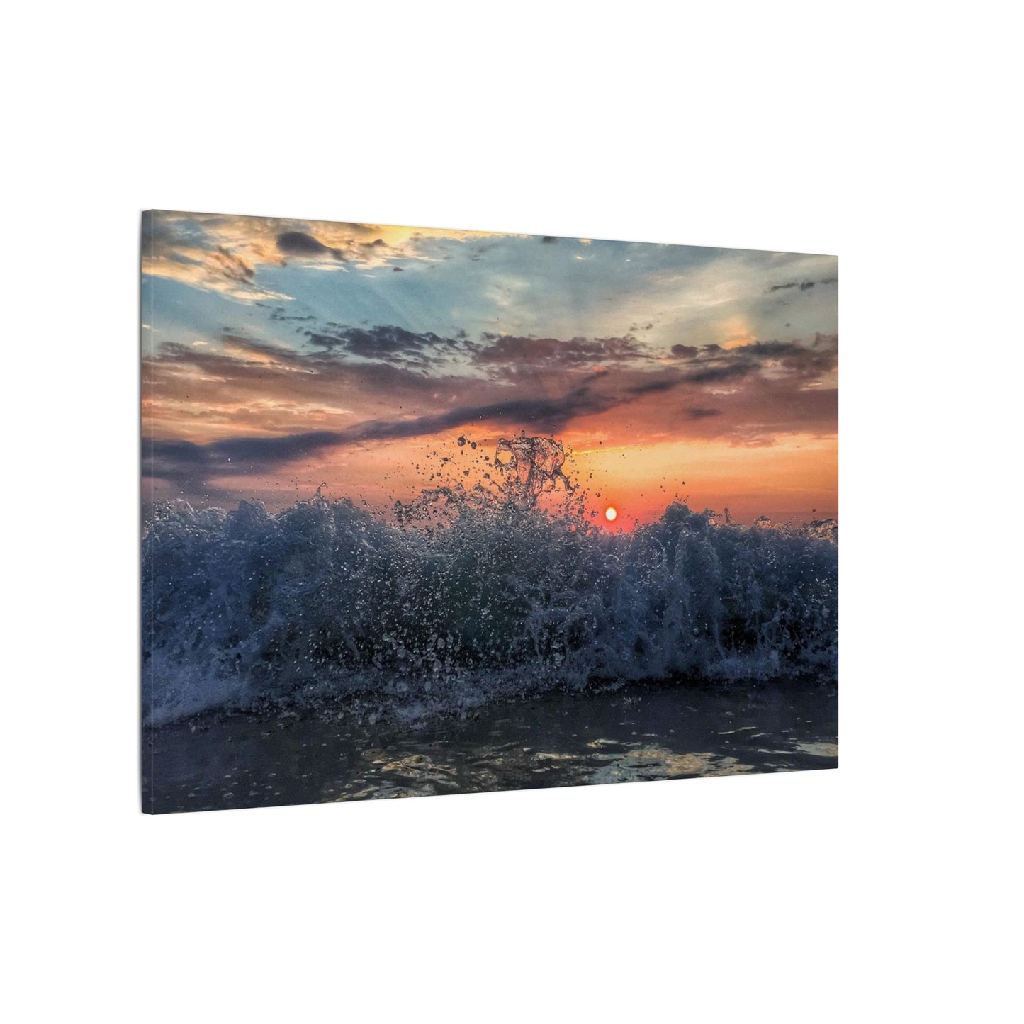 Heavan Meets The Sea - Canvas Wrap