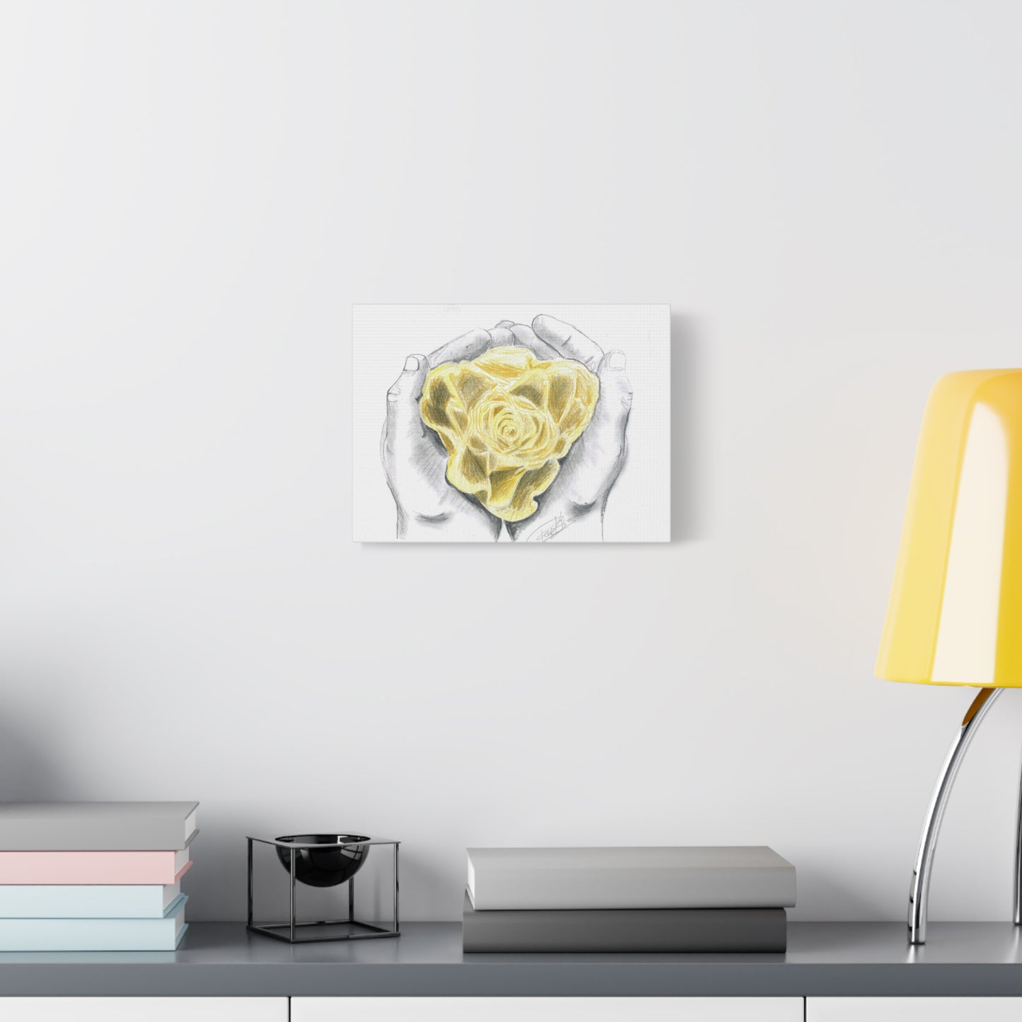 Yellow Rose - Canvas Gallery Wrap