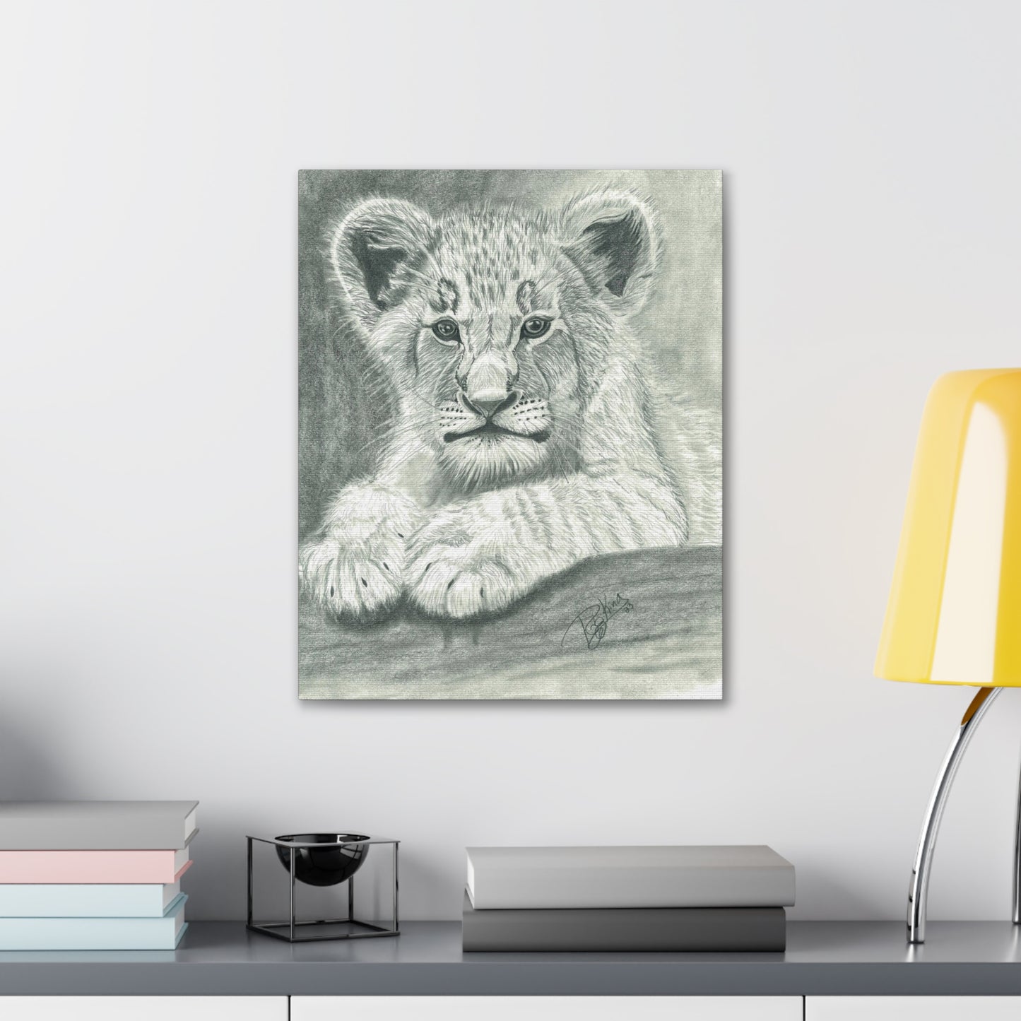 Lion Cub Canvas Gallery Wraps