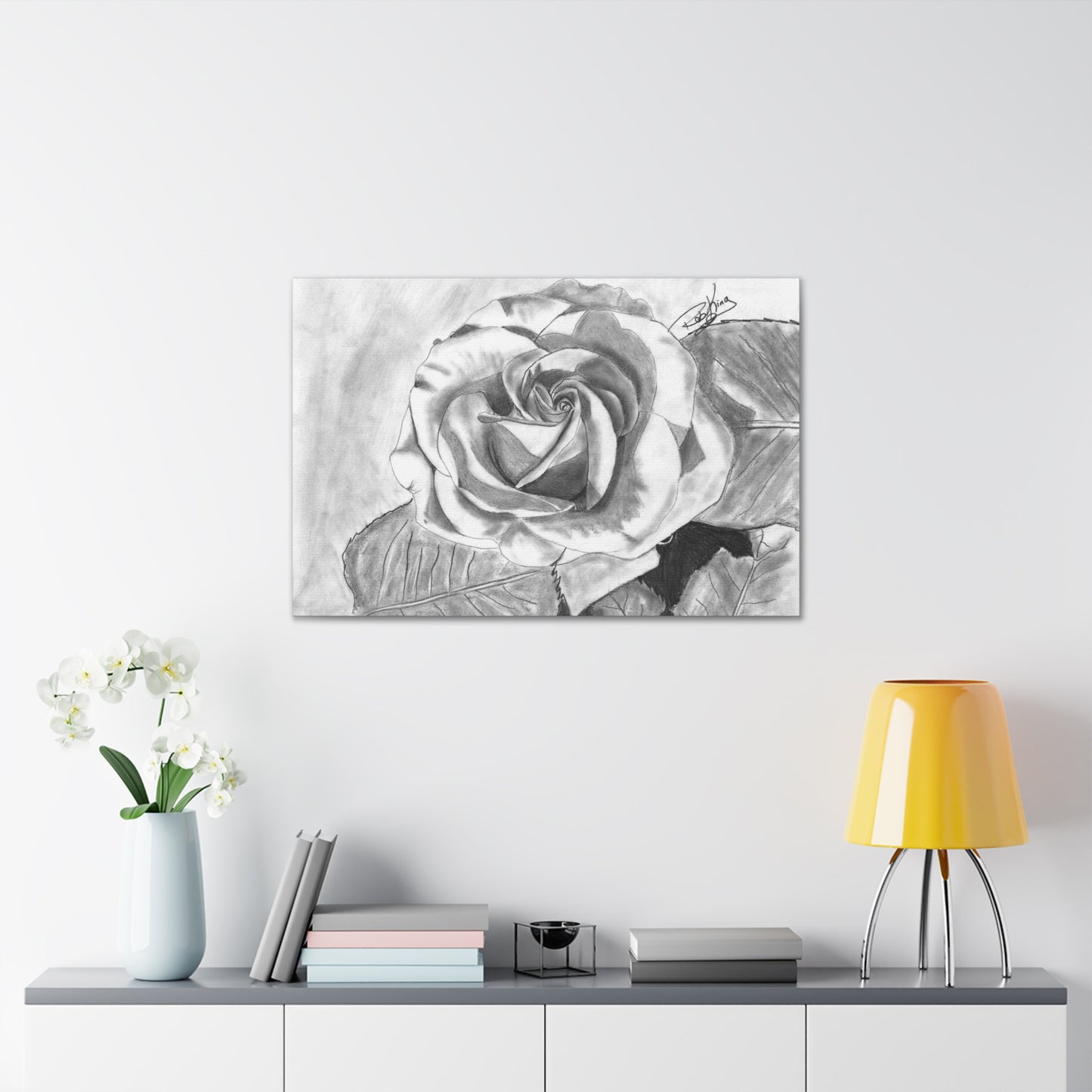 Rose in Bloom - Canvas Gallery Wrap
