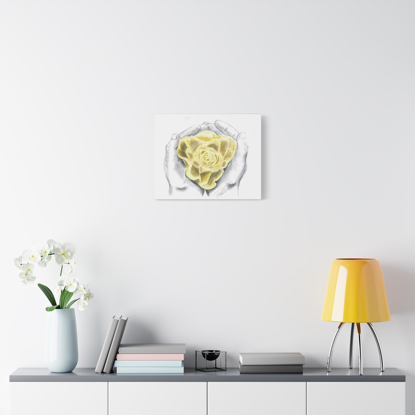 Yellow Rose - Canvas Gallery Wrap