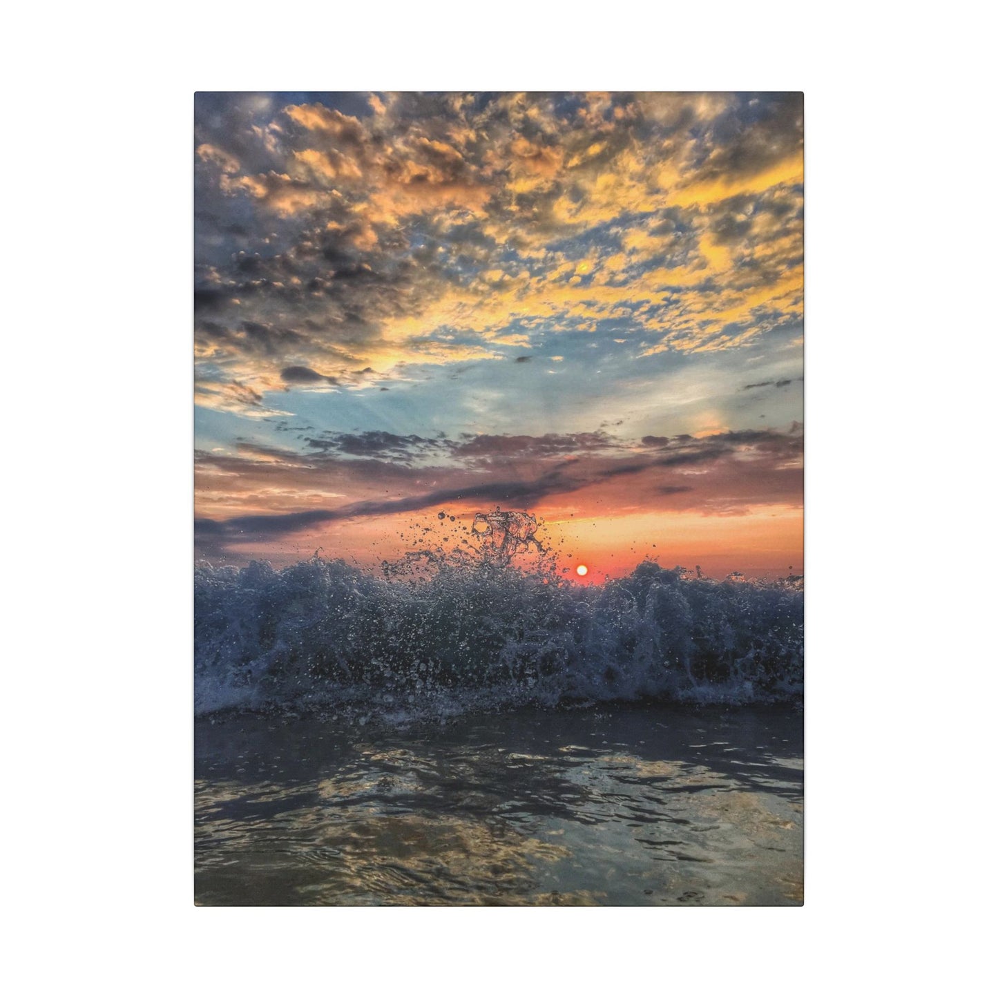 Heavan Meets The Sea - Canvas Wrap