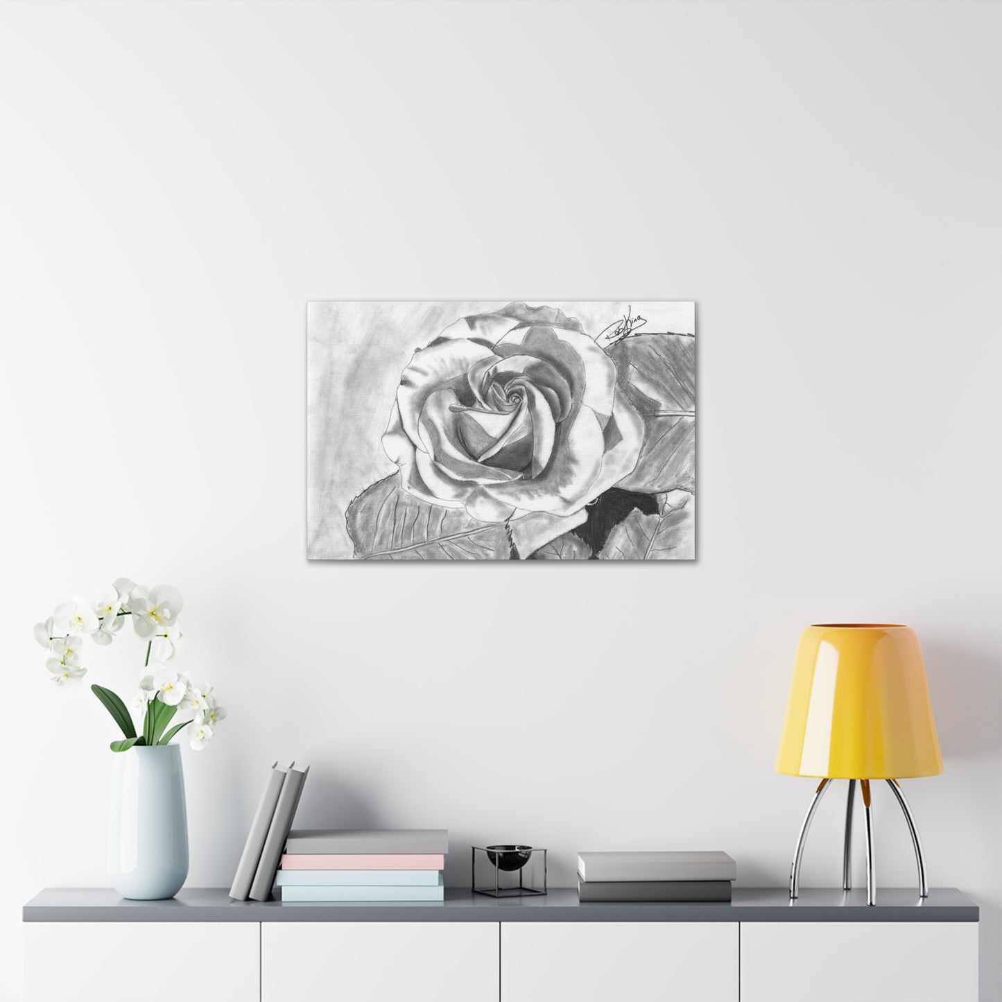 Rose in Bloom - Canvas Gallery Wrap