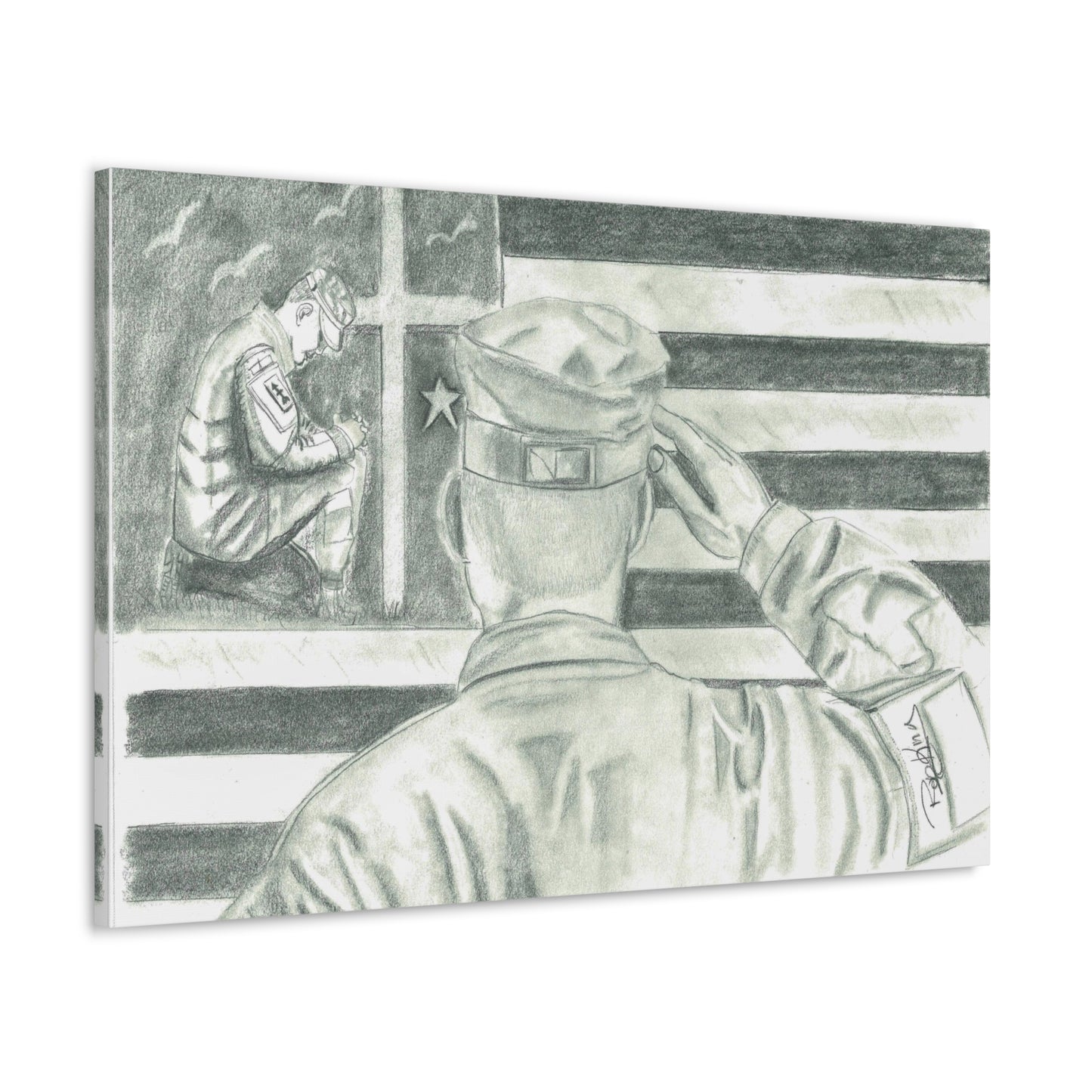 Service and Prayer - Canvas Gallery Wrap