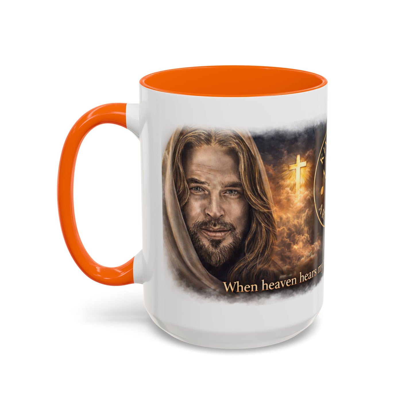 Kingdom Artistry Accent Coffee Mug — Music & Art Logo Merch (11/15oz)