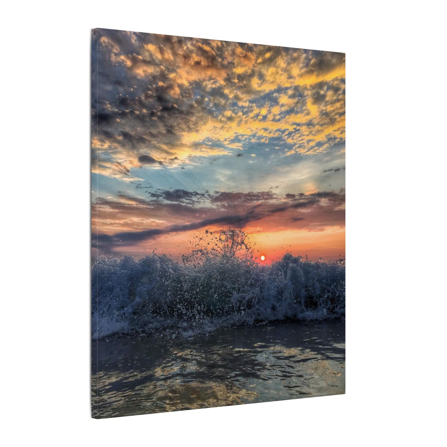 Heavan Meets The Sea - Canvas Wrap