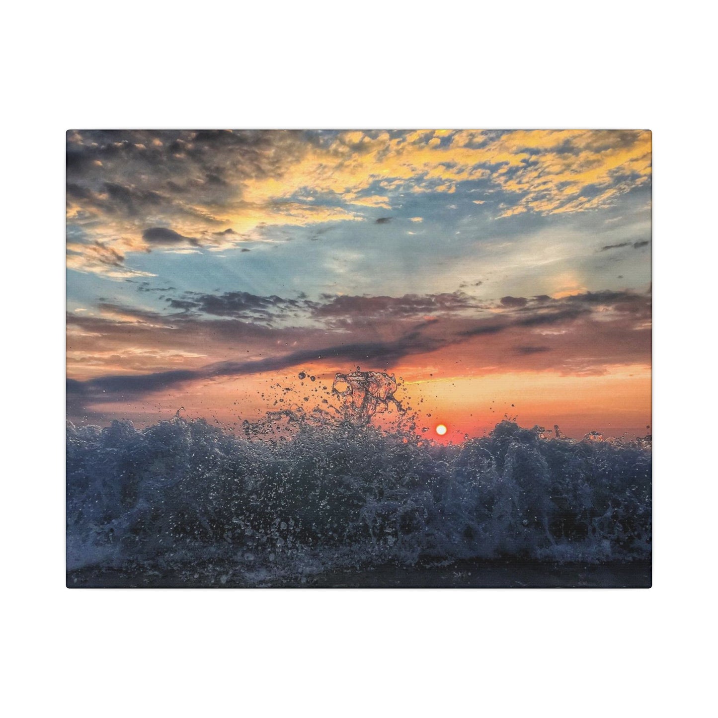 Heavan Meets The Sea - Canvas Wrap